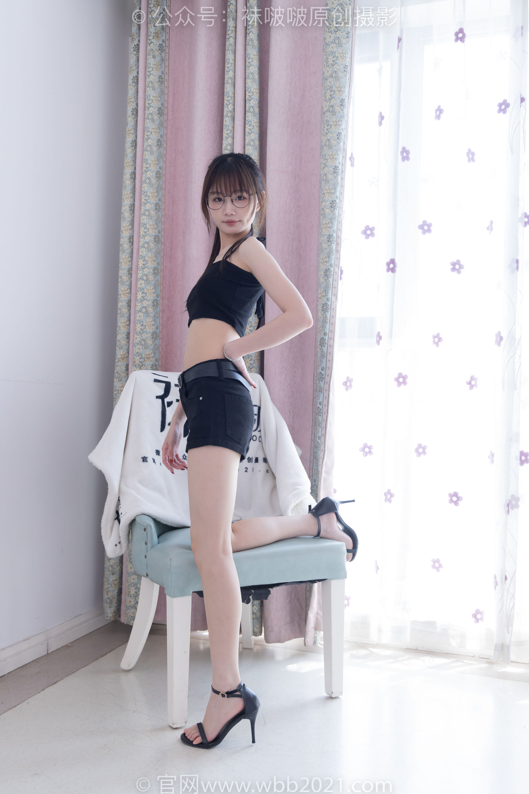 BoBoSocks袜啵啵 No.565 甜甜圈 - 高跟鞋、薄黑丝/(150P)