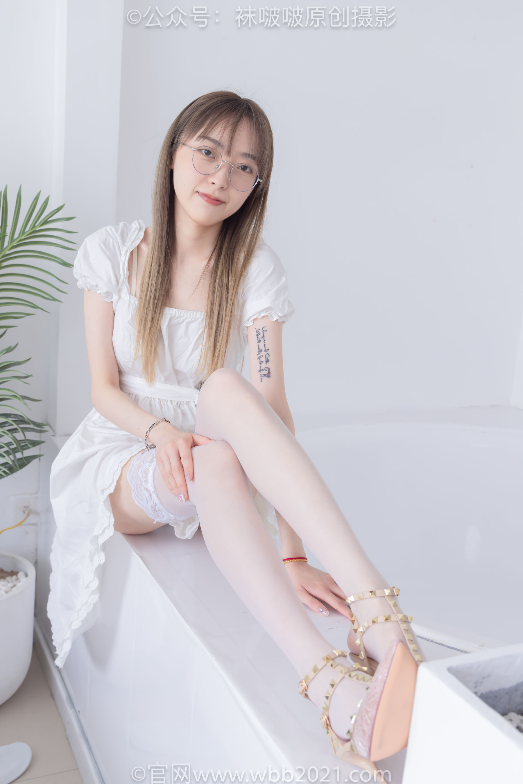 BoBoSocks袜啵啵 No.571 稚予 - 高跟鞋、薄肉丝、大腿薄白丝/(140P)