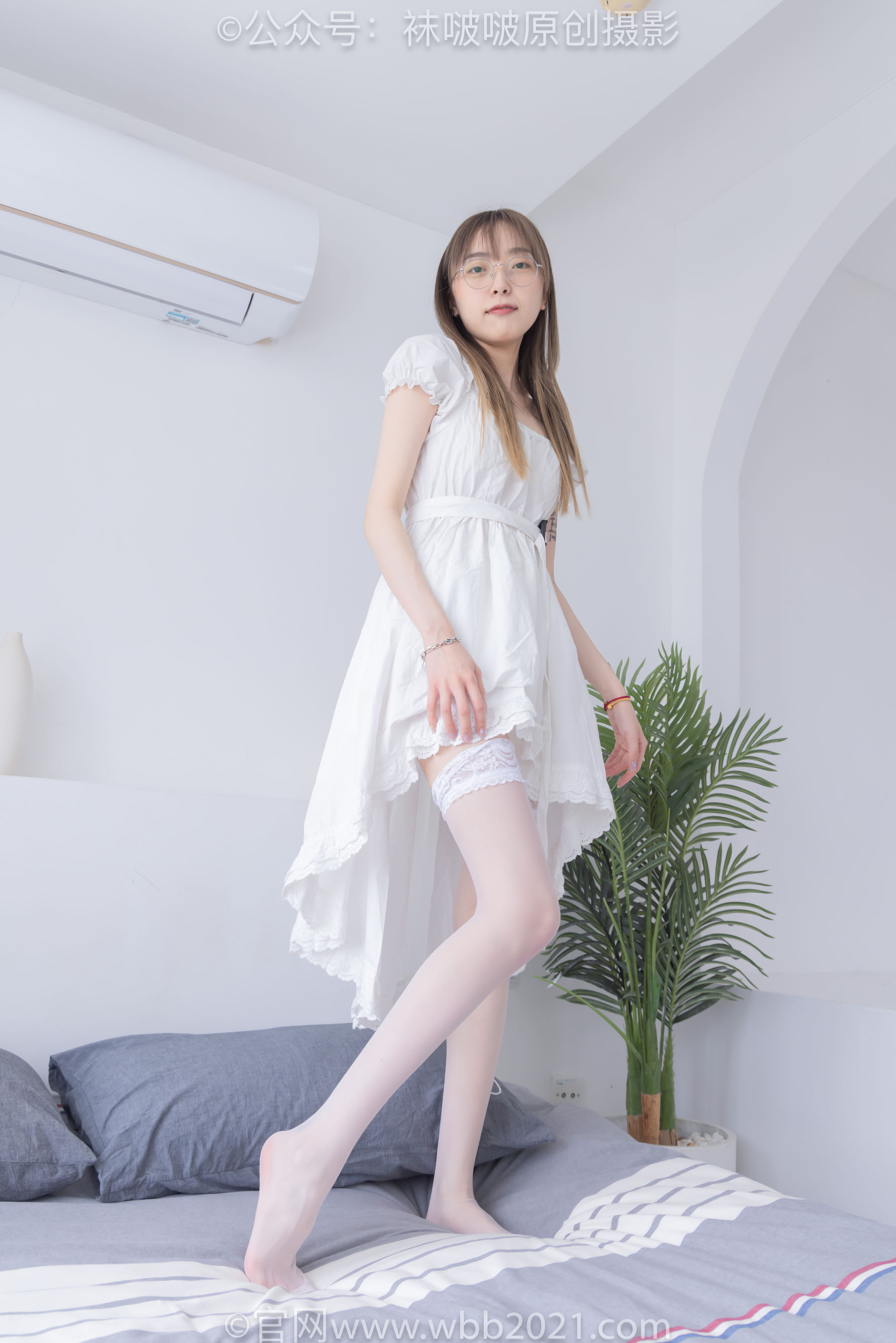 BoBoSocks袜啵啵 No.571 稚予 - 高跟鞋、薄肉丝、大腿薄白丝/(140P)