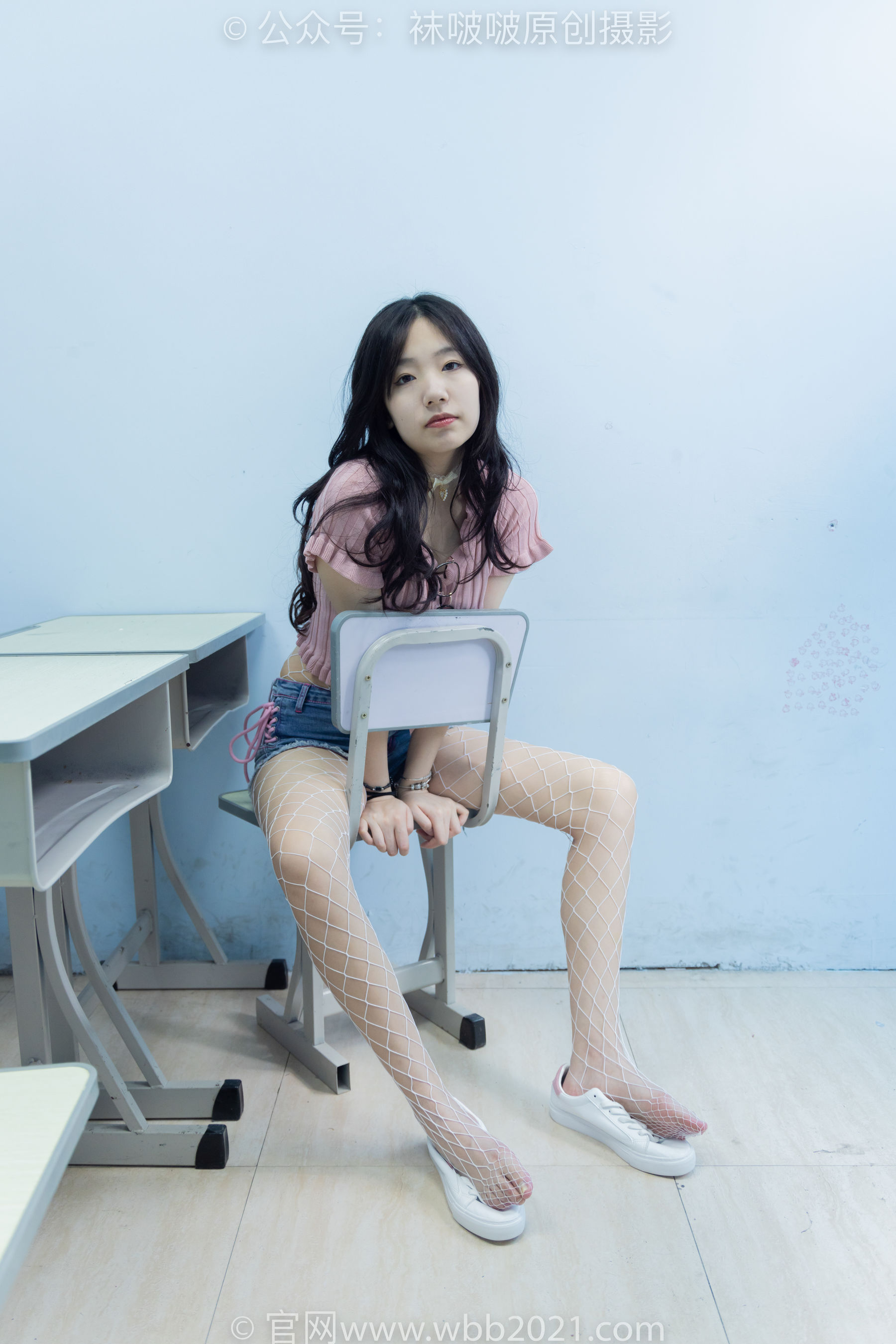 BoBoSocks袜啵啵 No.566 小甜豆 - 高跟鞋、板鞋、白网袜、白蕾丝袜、校服/(146P)