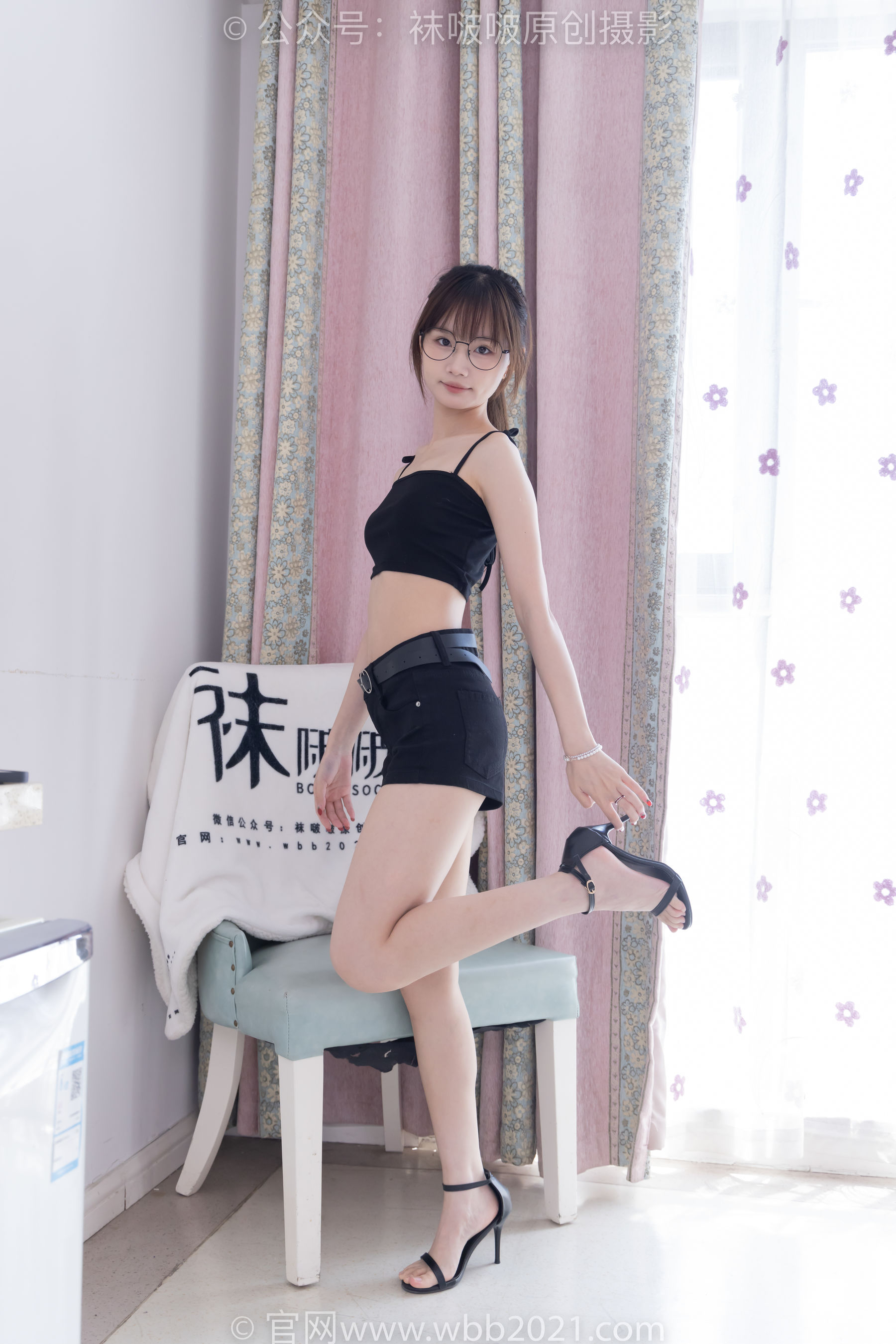 BoBoSocks袜啵啵 No.565 甜甜圈 - 高跟鞋、薄黑丝/(150P)