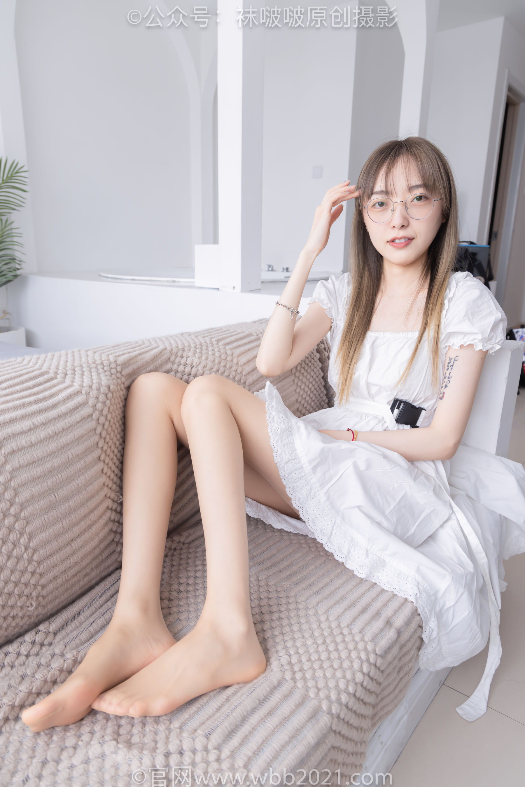 BoBoSocks袜啵啵 No.571 稚予 - 高跟鞋、薄肉丝、大腿薄白丝/(140P)