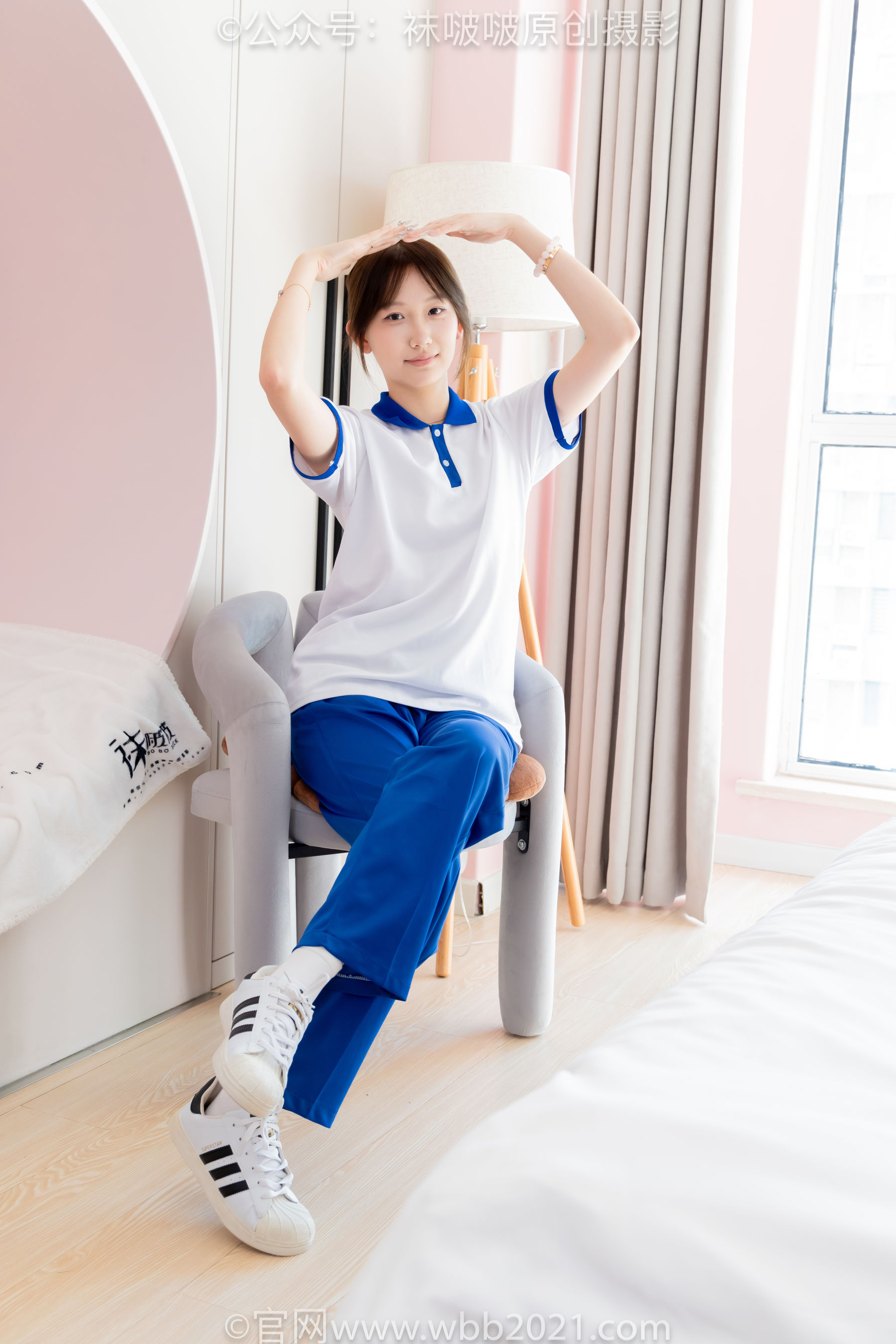 BoBoSocks袜啵啵 No.569 香菜 - 校服、板鞋、白棉袜、薄肉丝/(157P)