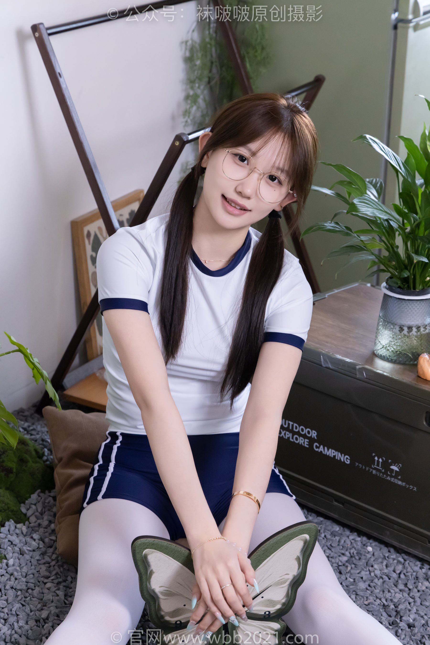 BoBoSocks袜啵啵 No.562 香菜 - 体操服、皮鞋、厚白丝/(145P)