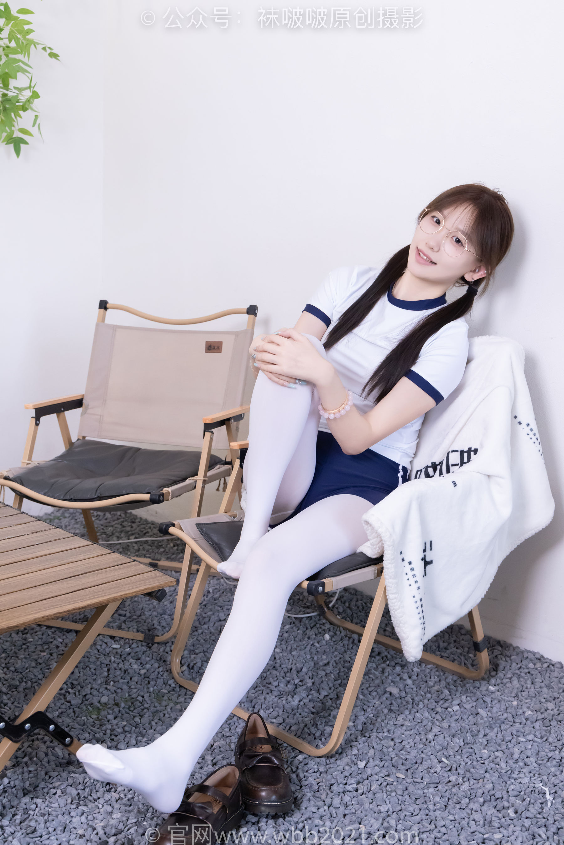 BoBoSocks袜啵啵 No.562 香菜 - 体操服、皮鞋、厚白丝/(145P)