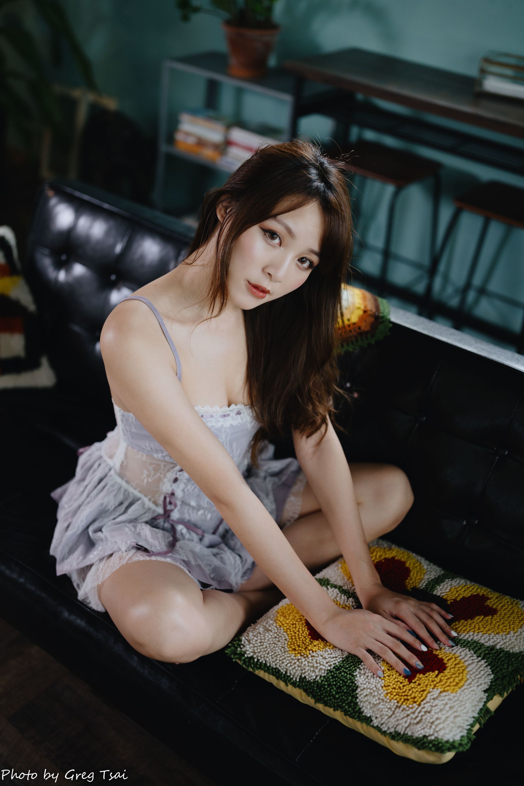 Ashley - 紫色吊带/(118P)