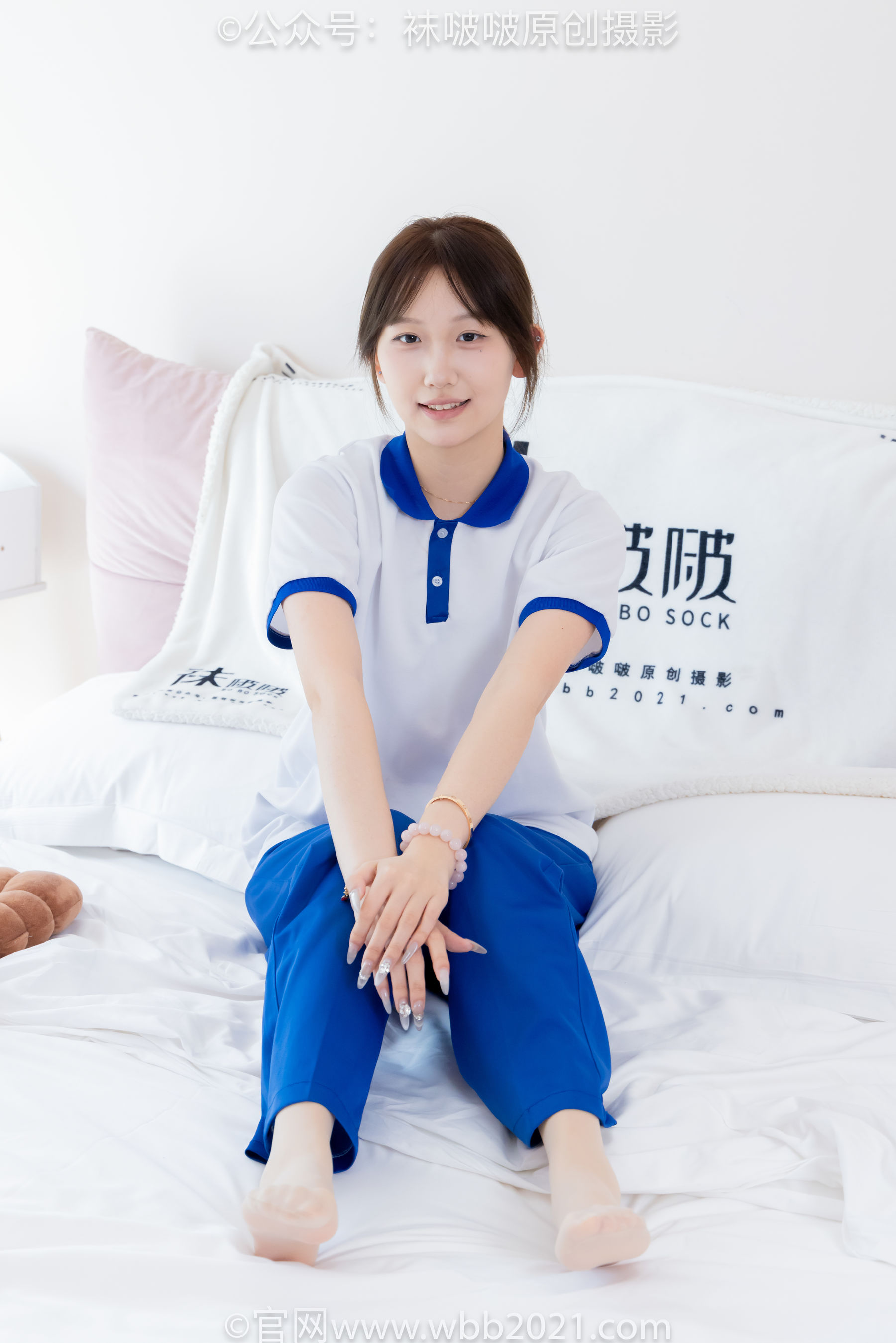 BoBoSocks袜啵啵 No.569 香菜 - 校服、板鞋、白棉袜、薄肉丝/(157P)