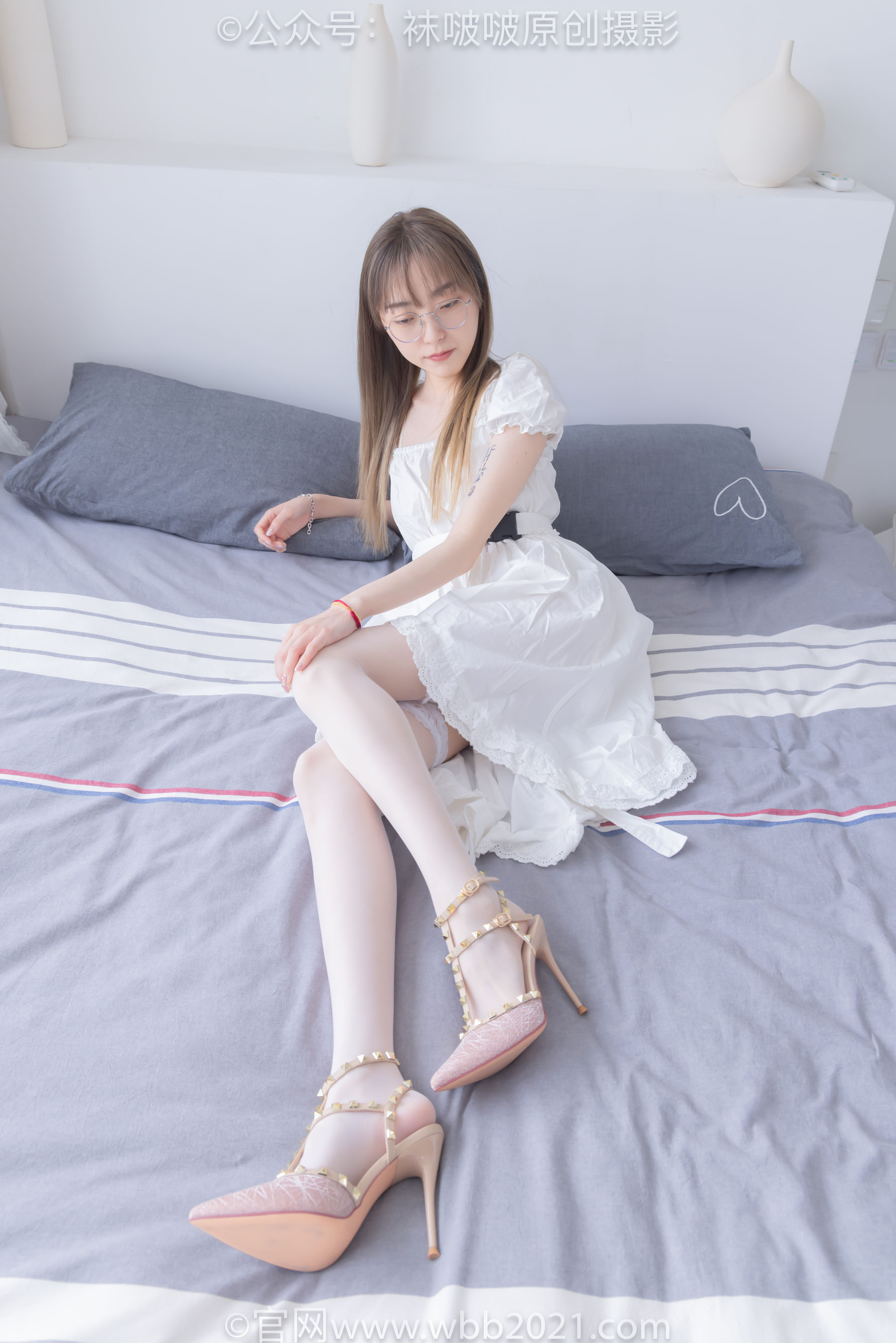 BoBoSocks袜啵啵 No.571 稚予 - 高跟鞋、薄肉丝、大腿薄白丝/(140P)