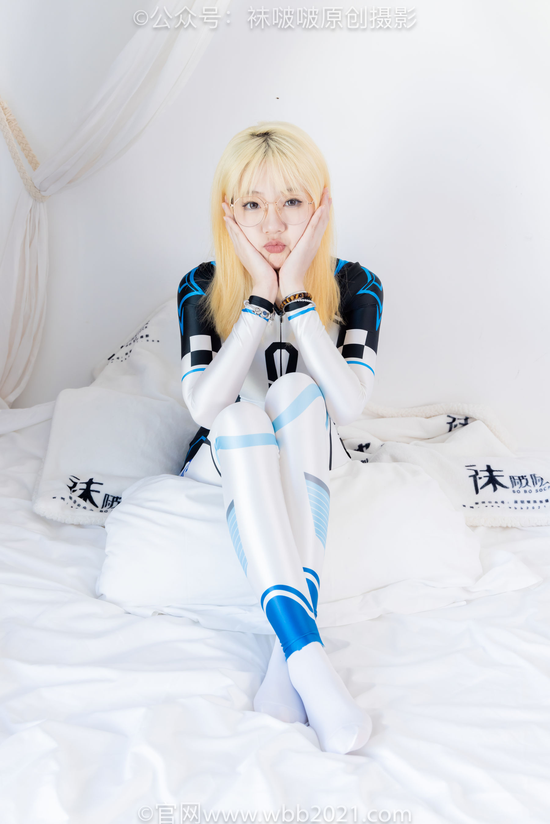 BoBoSocks袜啵啵 No.568 小甜豆 - 连体服、高跟鞋、厚白丝/(148P)