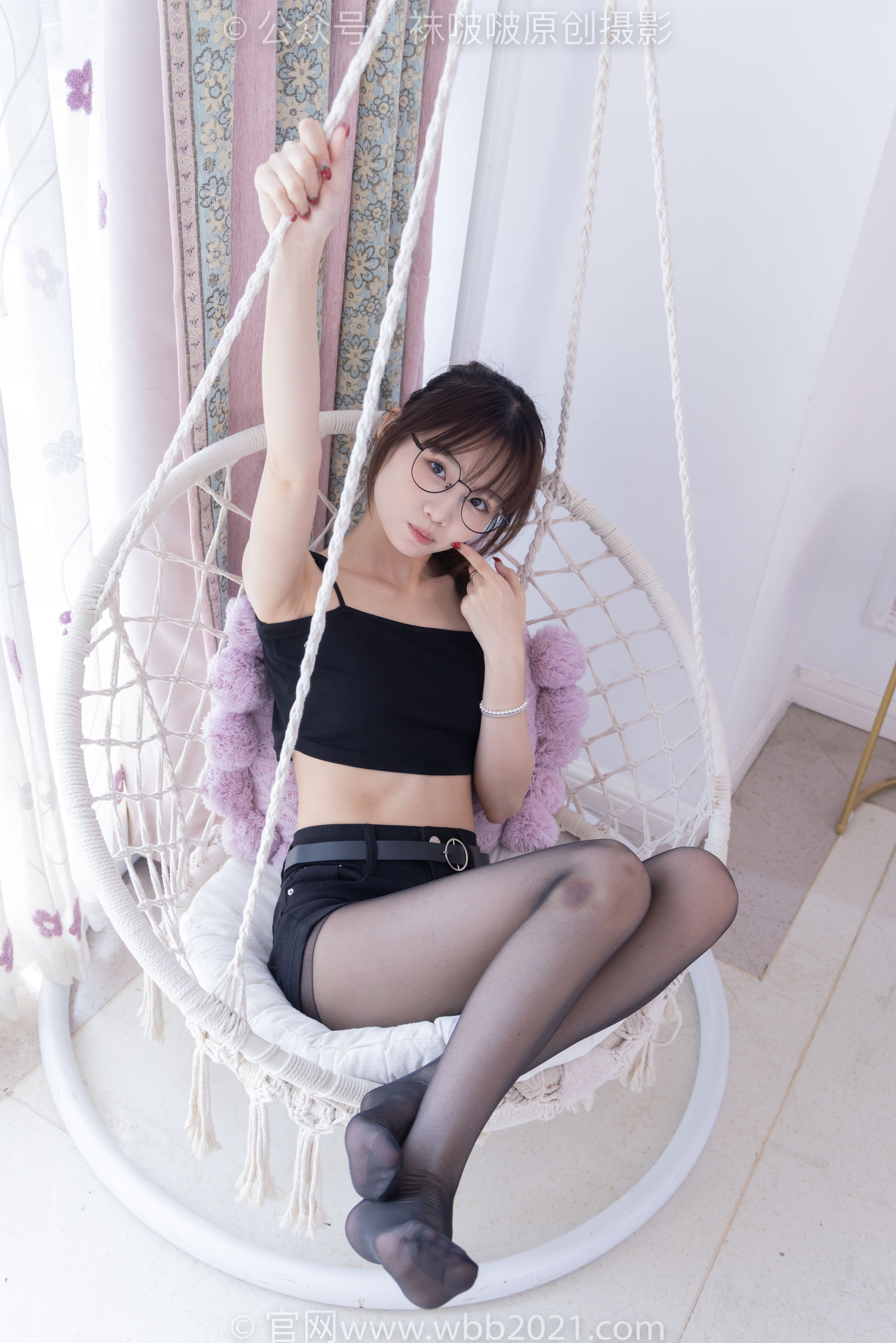 BoBoSocks袜啵啵 No.565 甜甜圈 - 高跟鞋、薄黑丝/(150P)