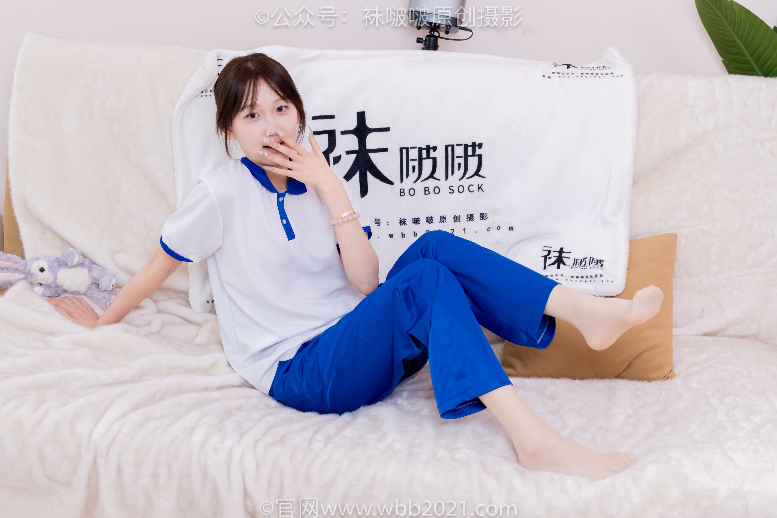 BoBoSocks袜啵啵 No.569 香菜 - 校服、板鞋、白棉袜、薄肉丝/(157P)