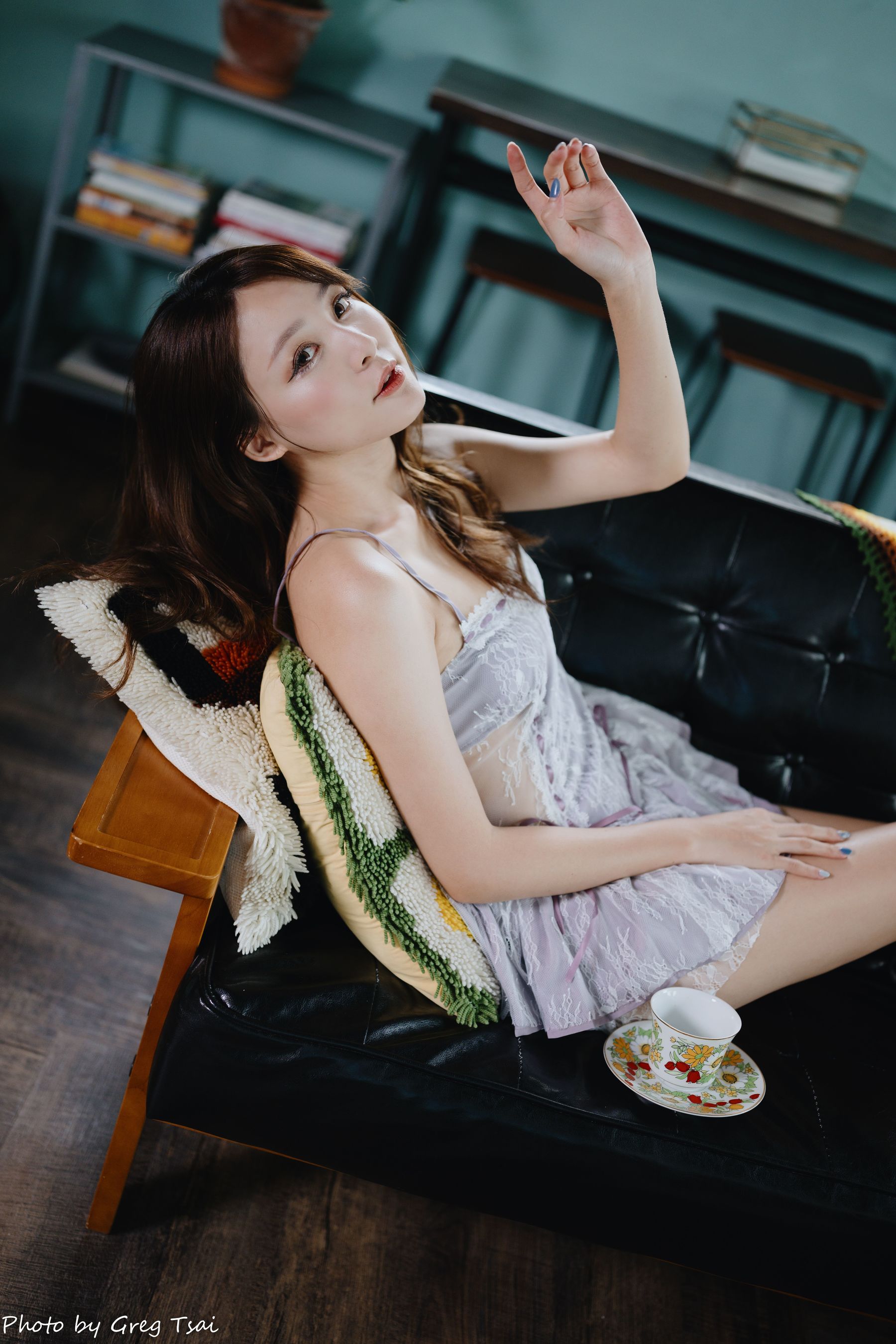 Ashley - 紫色吊带/(118P)