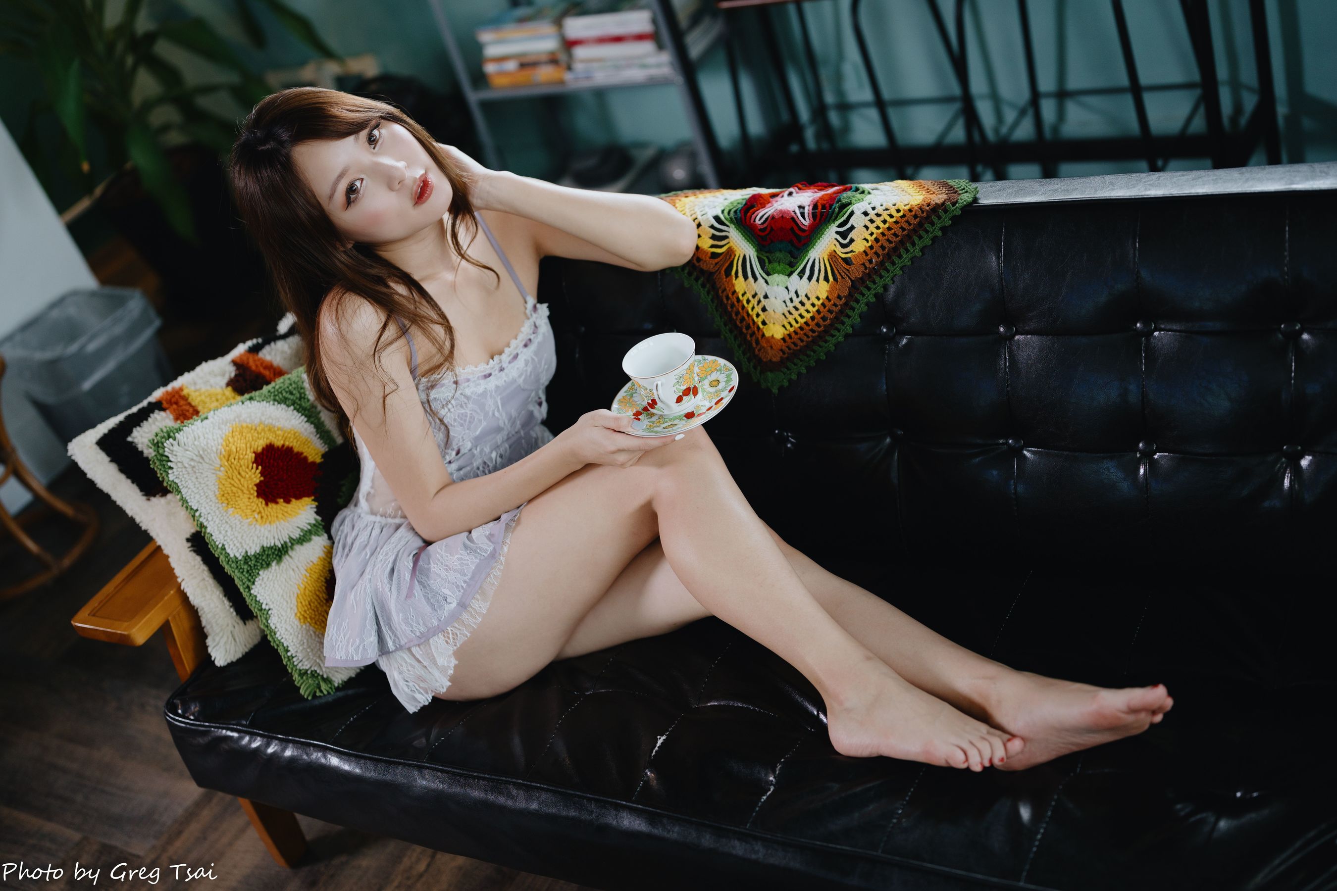 Ashley - 紫色吊带/(118P)