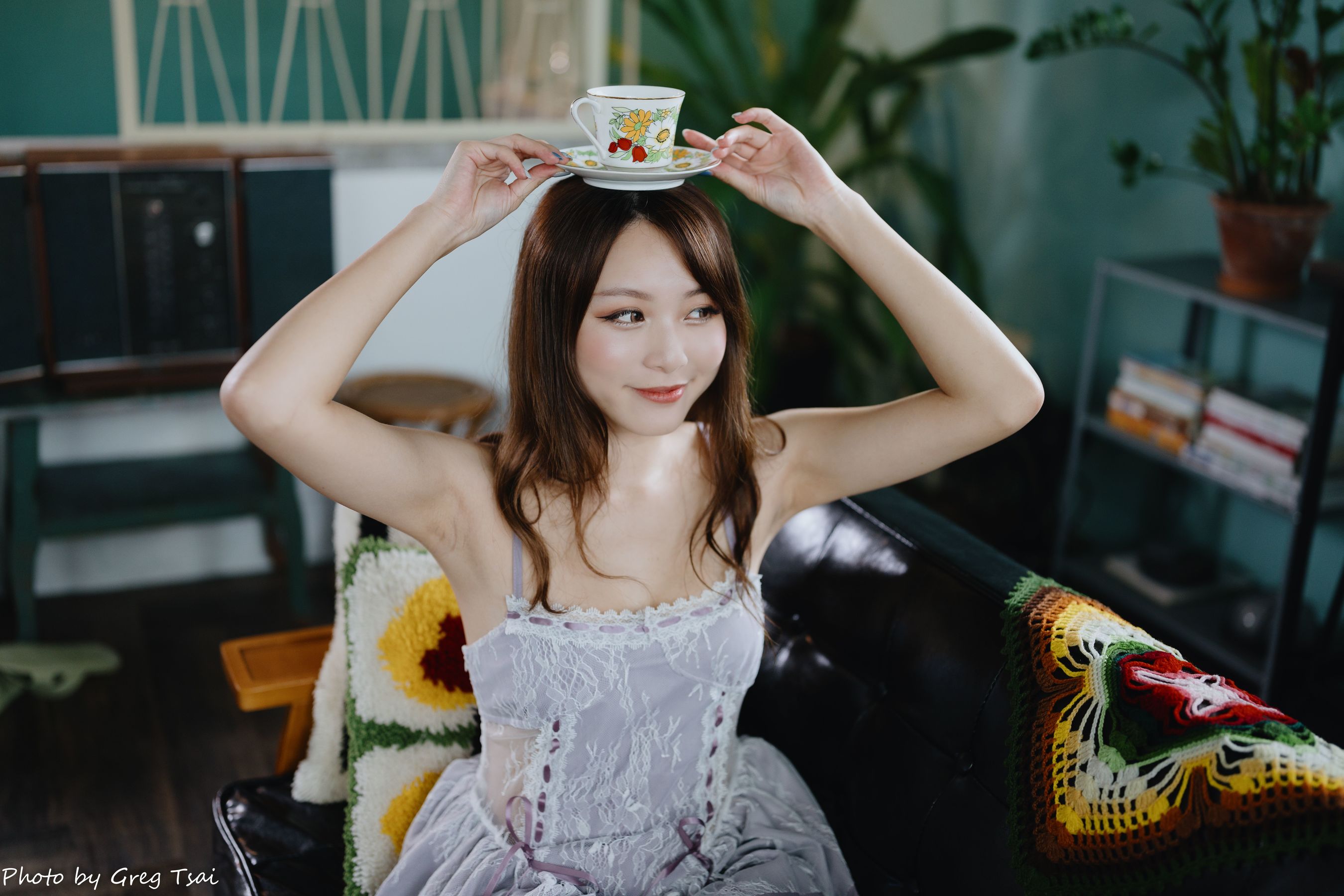 Ashley - 紫色吊带/(118P)