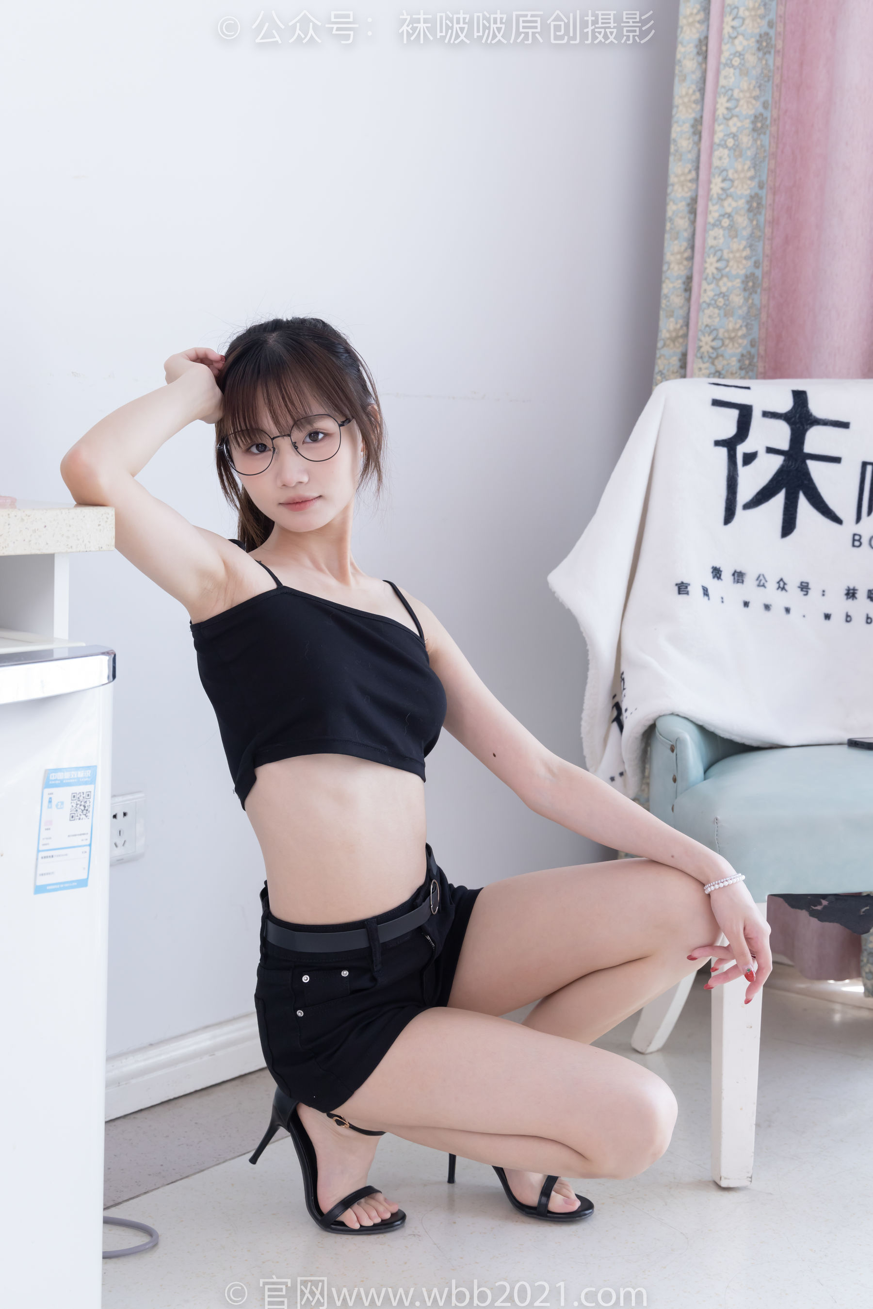 BoBoSocks袜啵啵 No.565 甜甜圈 - 高跟鞋、薄黑丝/(150P)