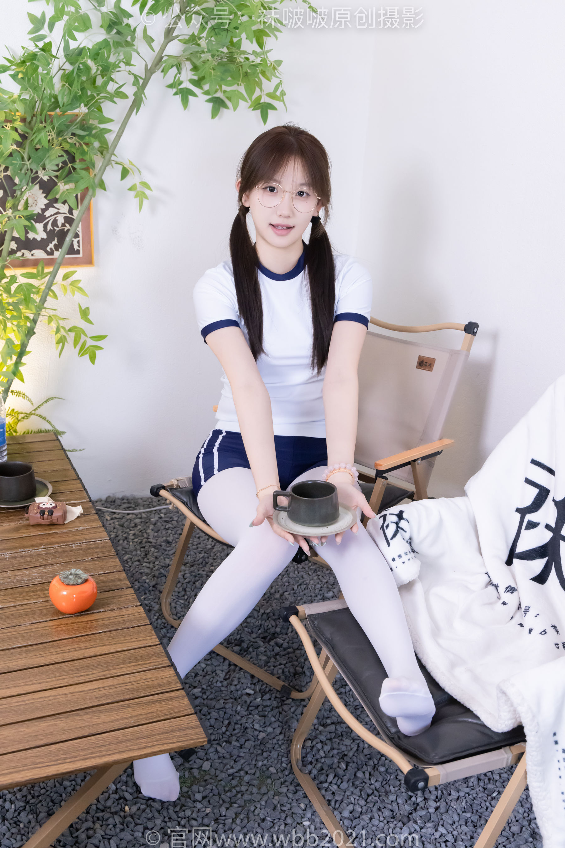 BoBoSocks袜啵啵 No.562 香菜 - 体操服、皮鞋、厚白丝/(145P)