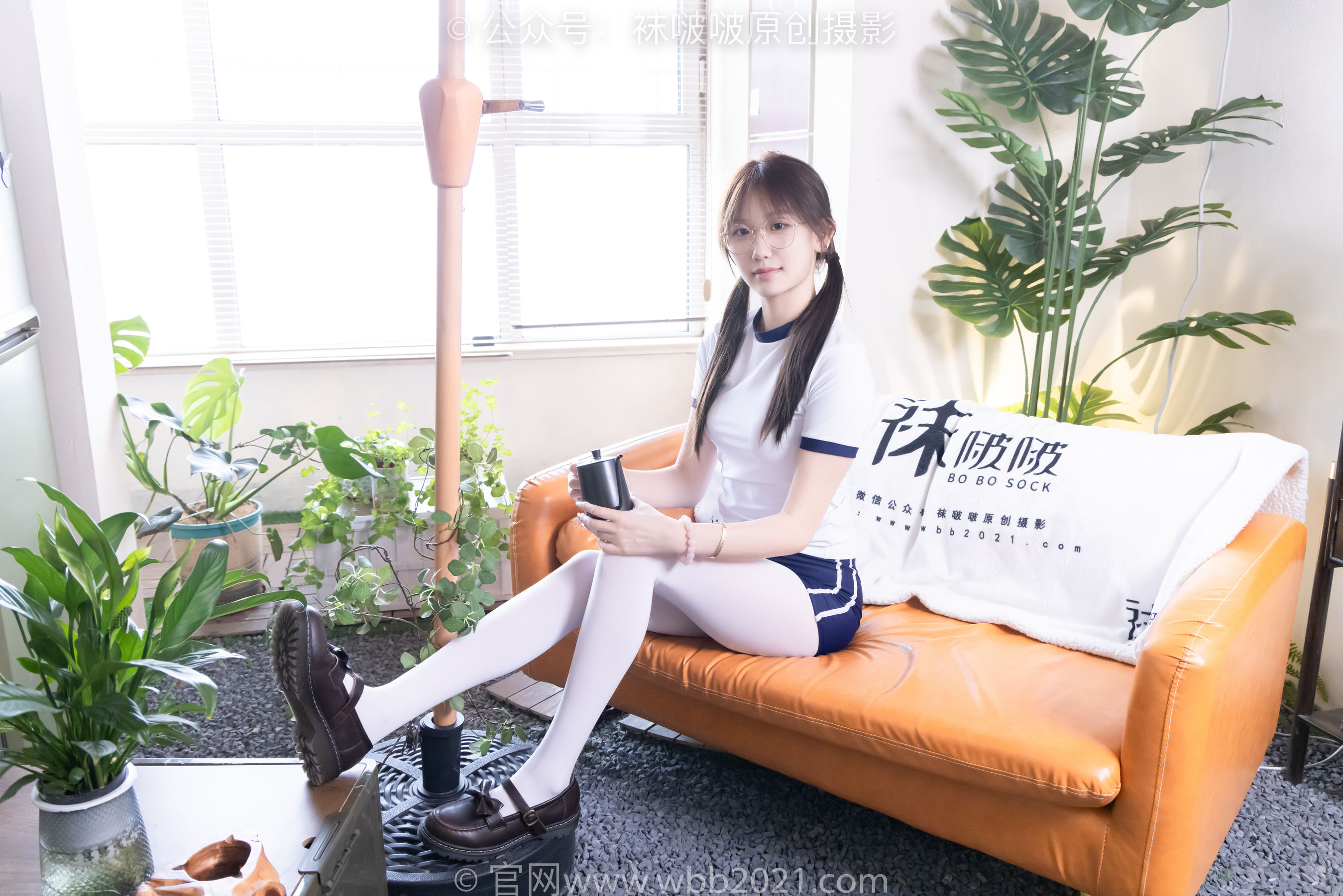BoBoSocks袜啵啵 No.562 香菜 - 体操服、皮鞋、厚白丝/(145P)