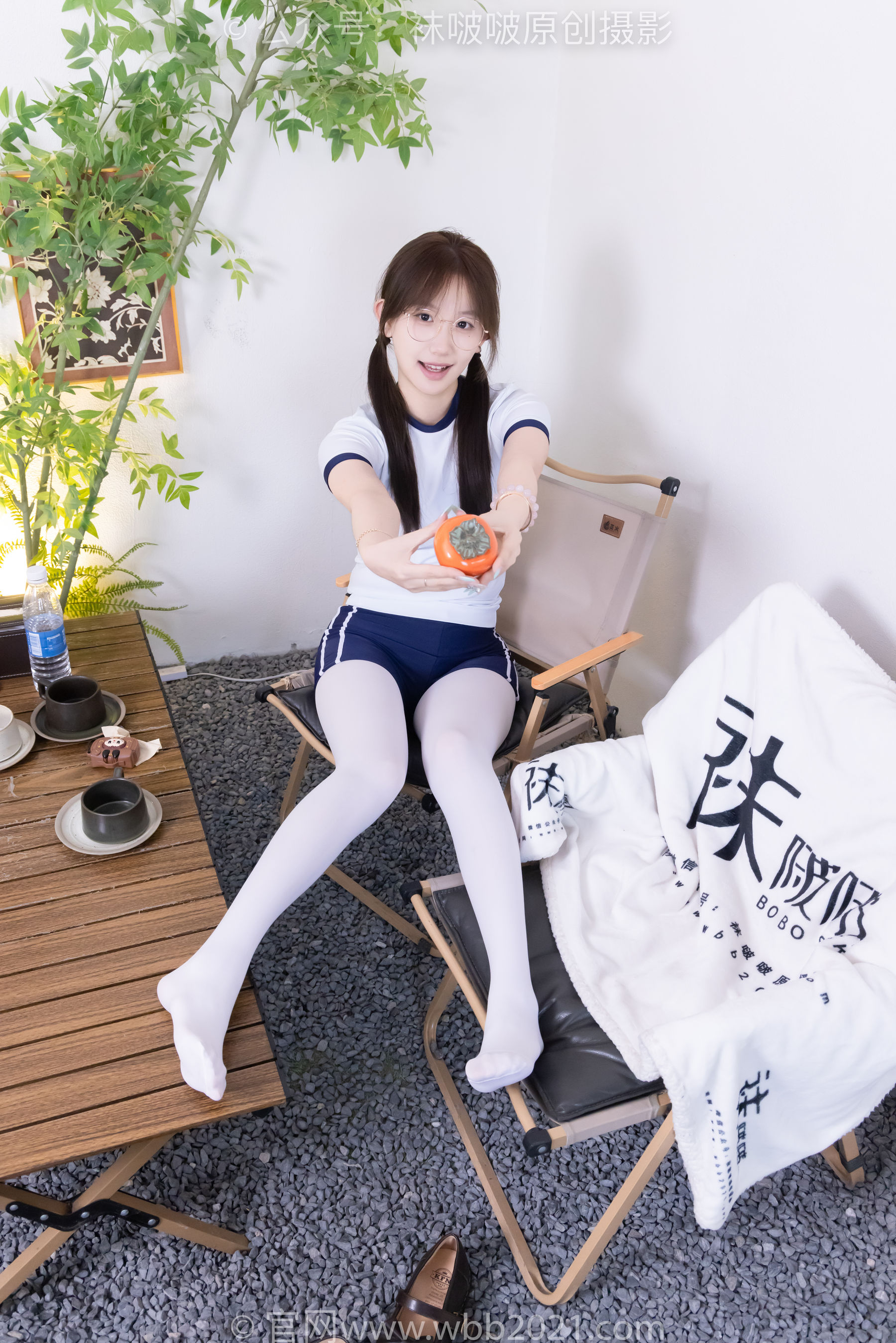 BoBoSocks袜啵啵 No.562 香菜 - 体操服、皮鞋、厚白丝/(145P)