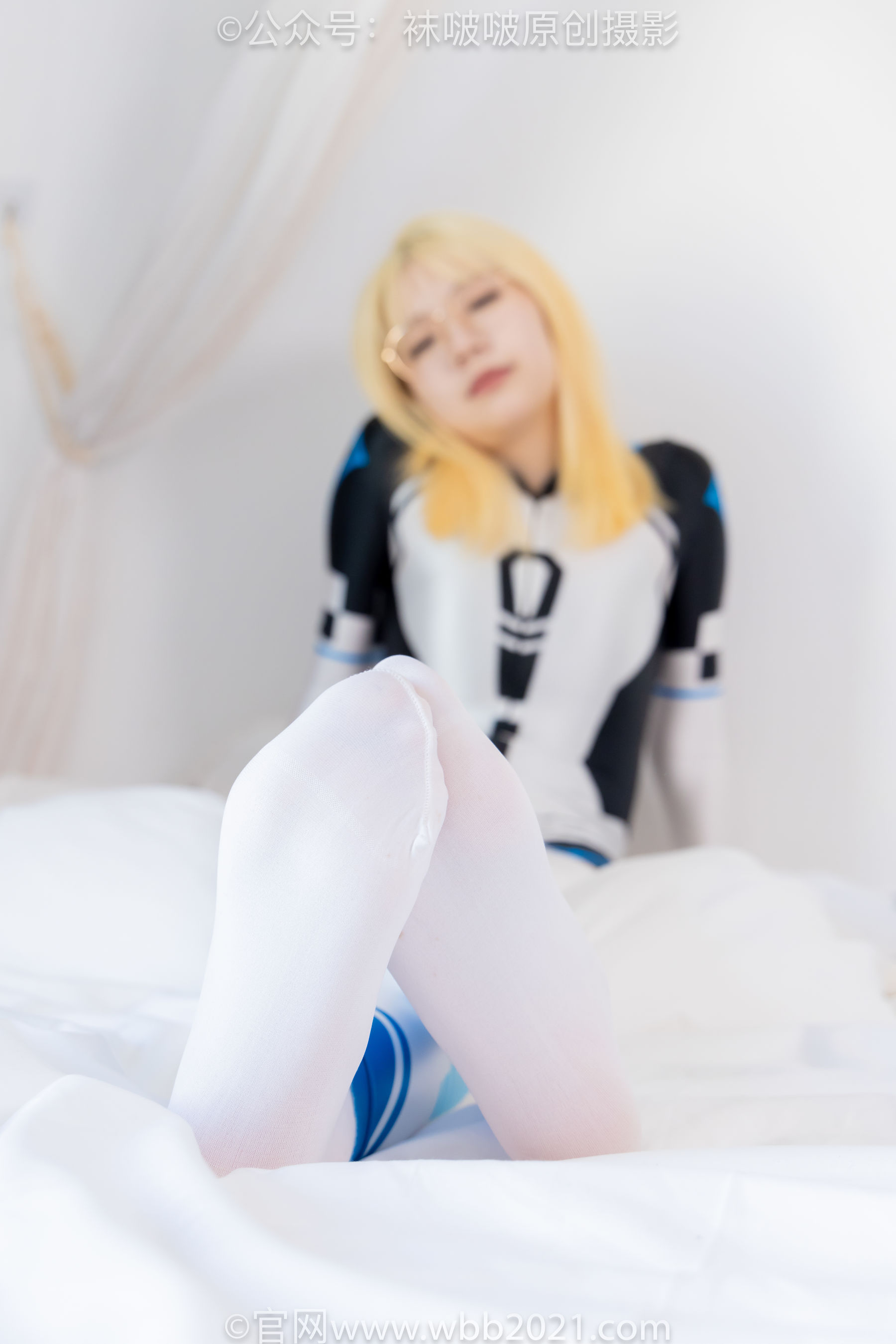 BoBoSocks袜啵啵 No.568 小甜豆 - 连体服、高跟鞋、厚白丝/(148P)