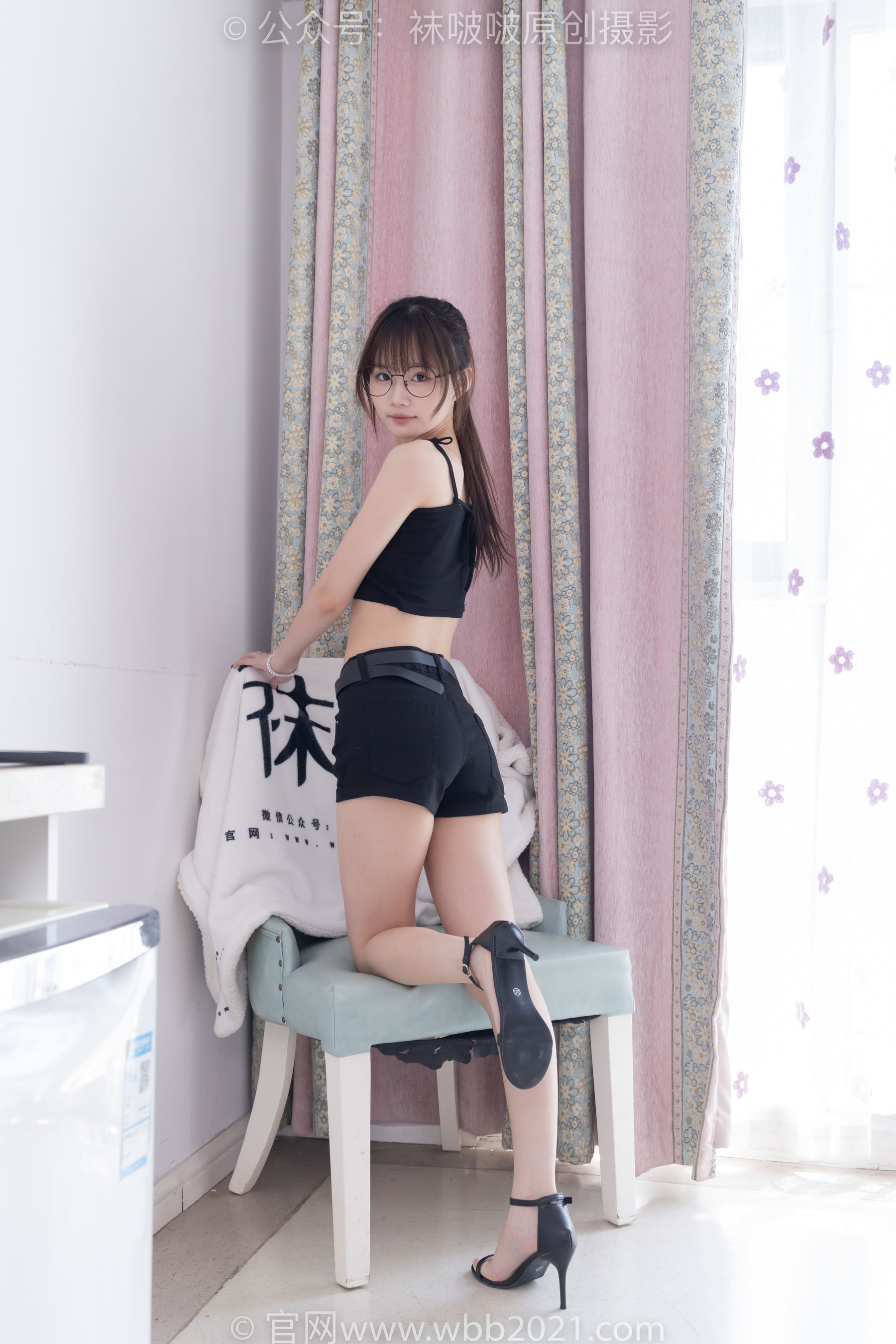 BoBoSocks袜啵啵 No.565 甜甜圈 - 高跟鞋、薄黑丝/(150P)