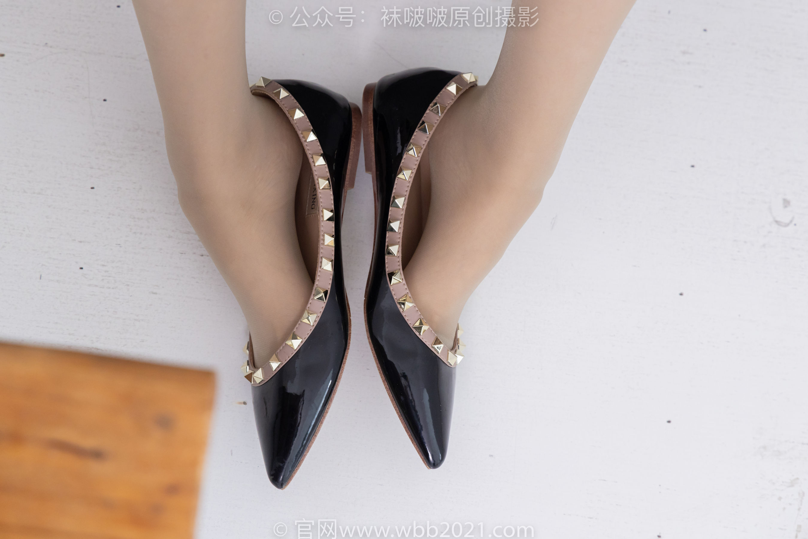 BoBoSocks袜啵啵 No.575 香菜 - 平底鞋、薄灰丝、银行制服/(176P)