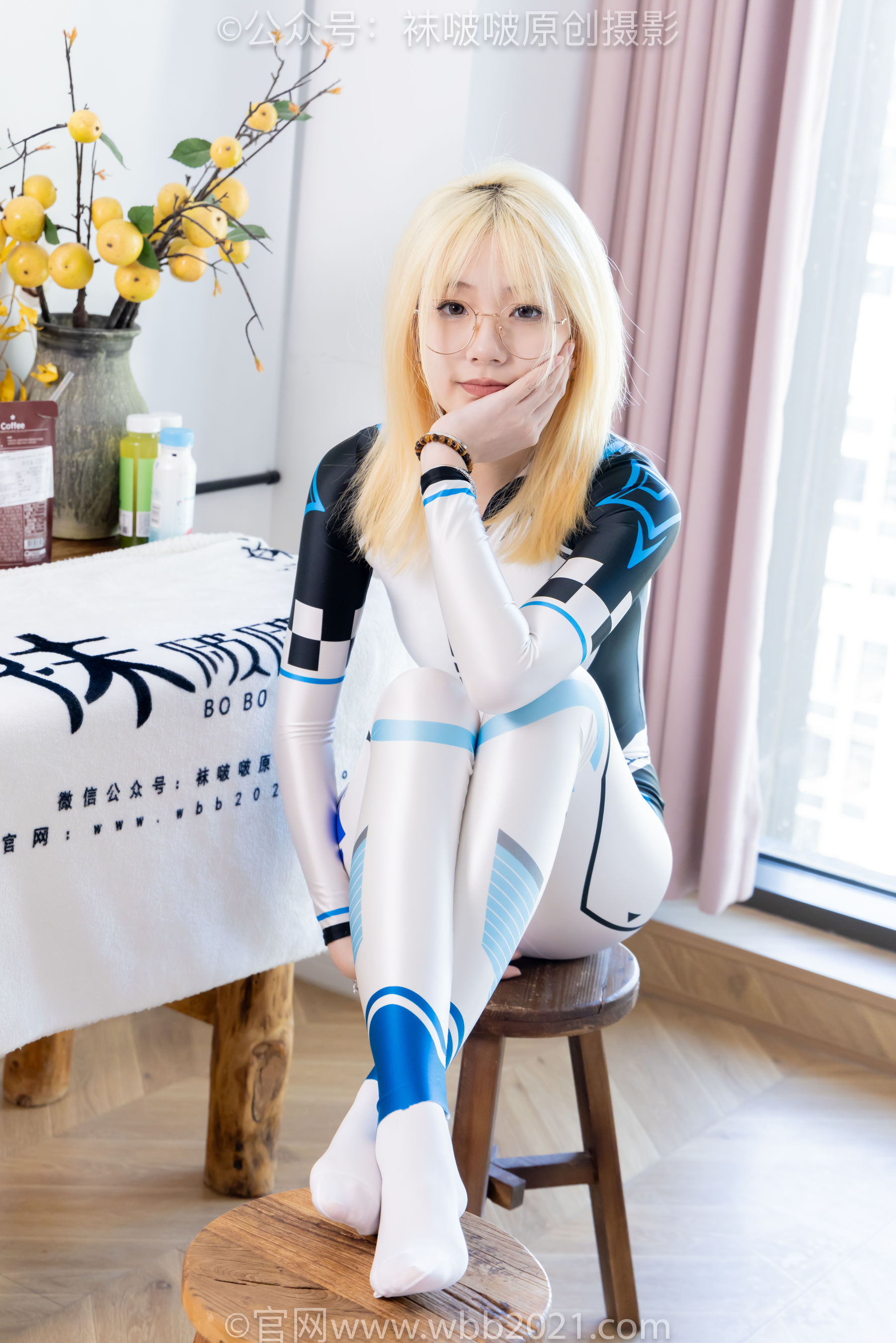 BoBoSocks袜啵啵 No.568 小甜豆 - 连体服、高跟鞋、厚白丝/(148P)