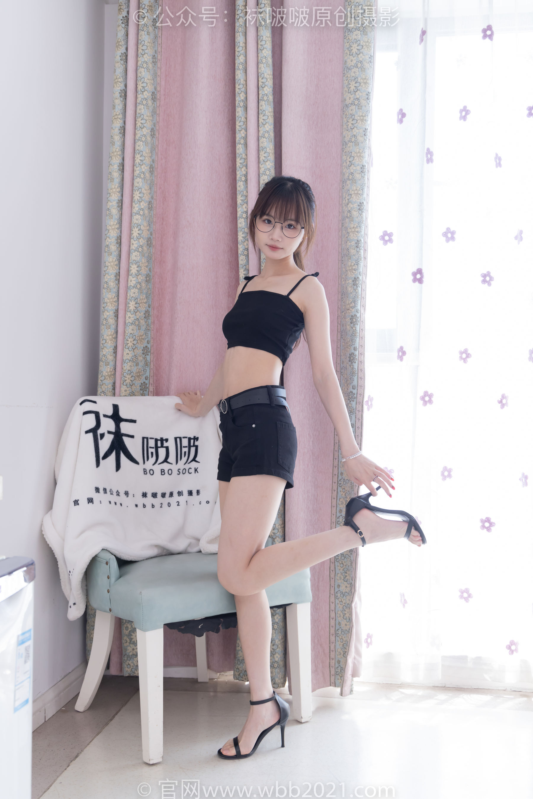 BoBoSocks袜啵啵 No.565 甜甜圈 - 高跟鞋、薄黑丝/(150P)