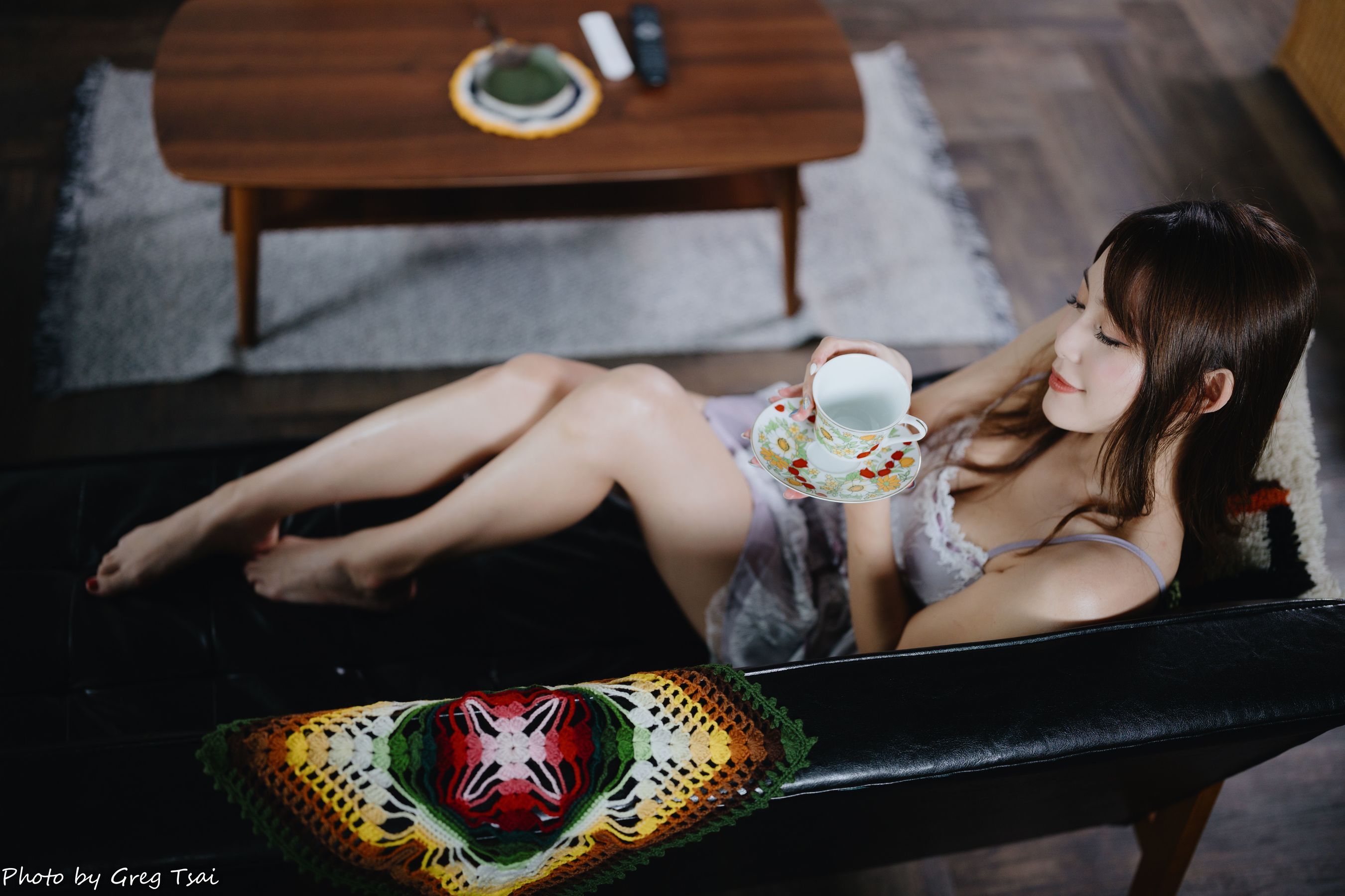 Ashley - 紫色吊带/(118P)