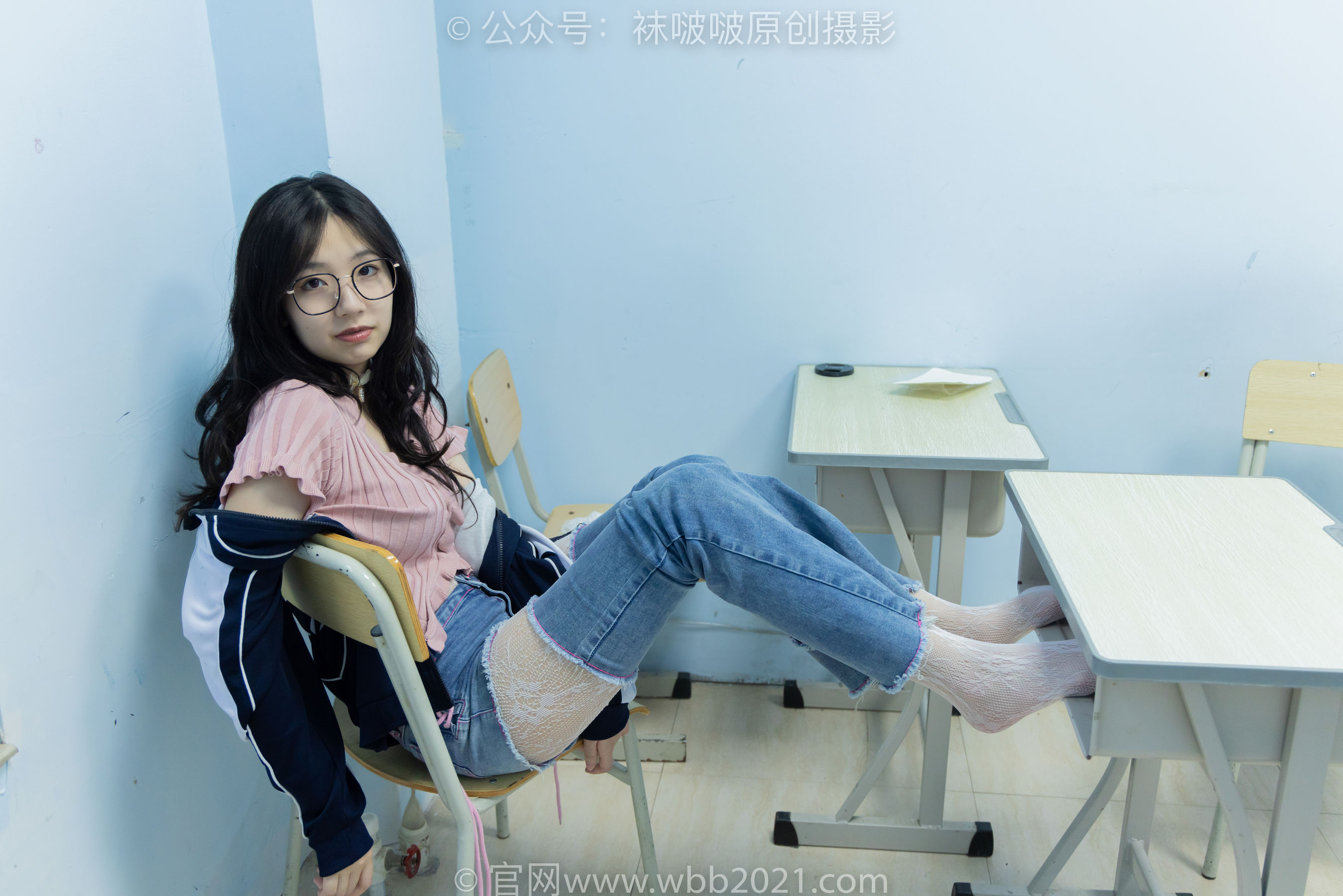 BoBoSocks袜啵啵 No.566 小甜豆 - 高跟鞋、板鞋、白网袜、白蕾丝袜、校服/(146P)