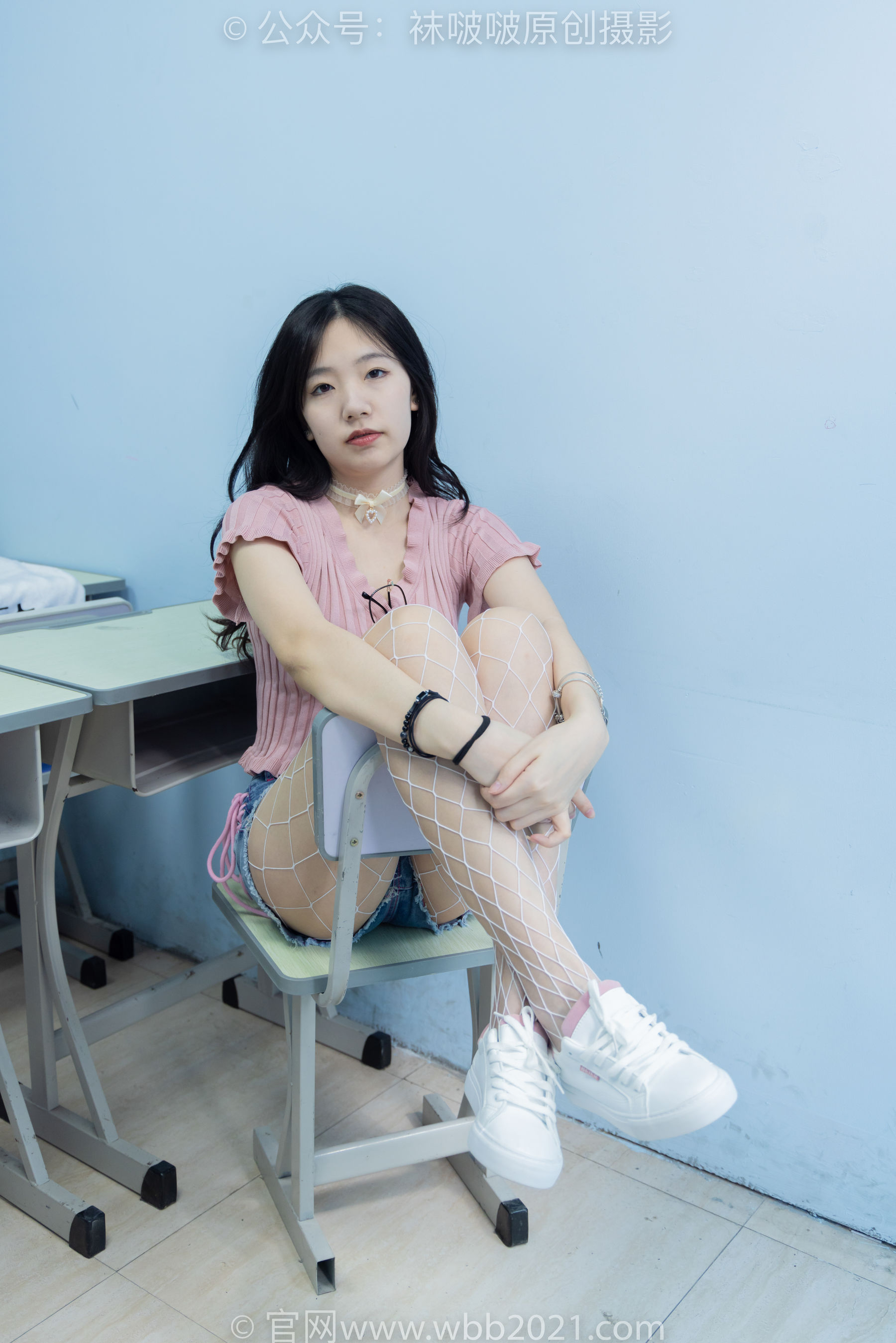 BoBoSocks袜啵啵 No.566 小甜豆 - 高跟鞋、板鞋、白网袜、白蕾丝袜、校服/(146P)