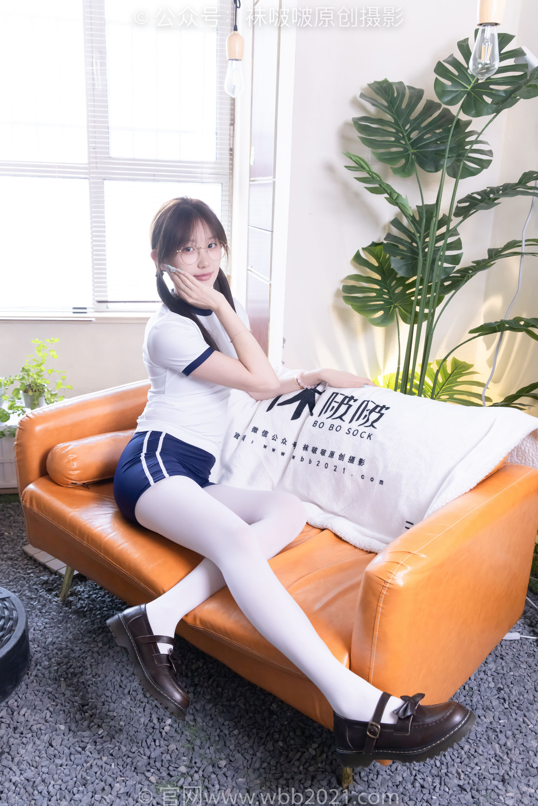 BoBoSocks袜啵啵 No.562 香菜 - 体操服、皮鞋、厚白丝/(145P)