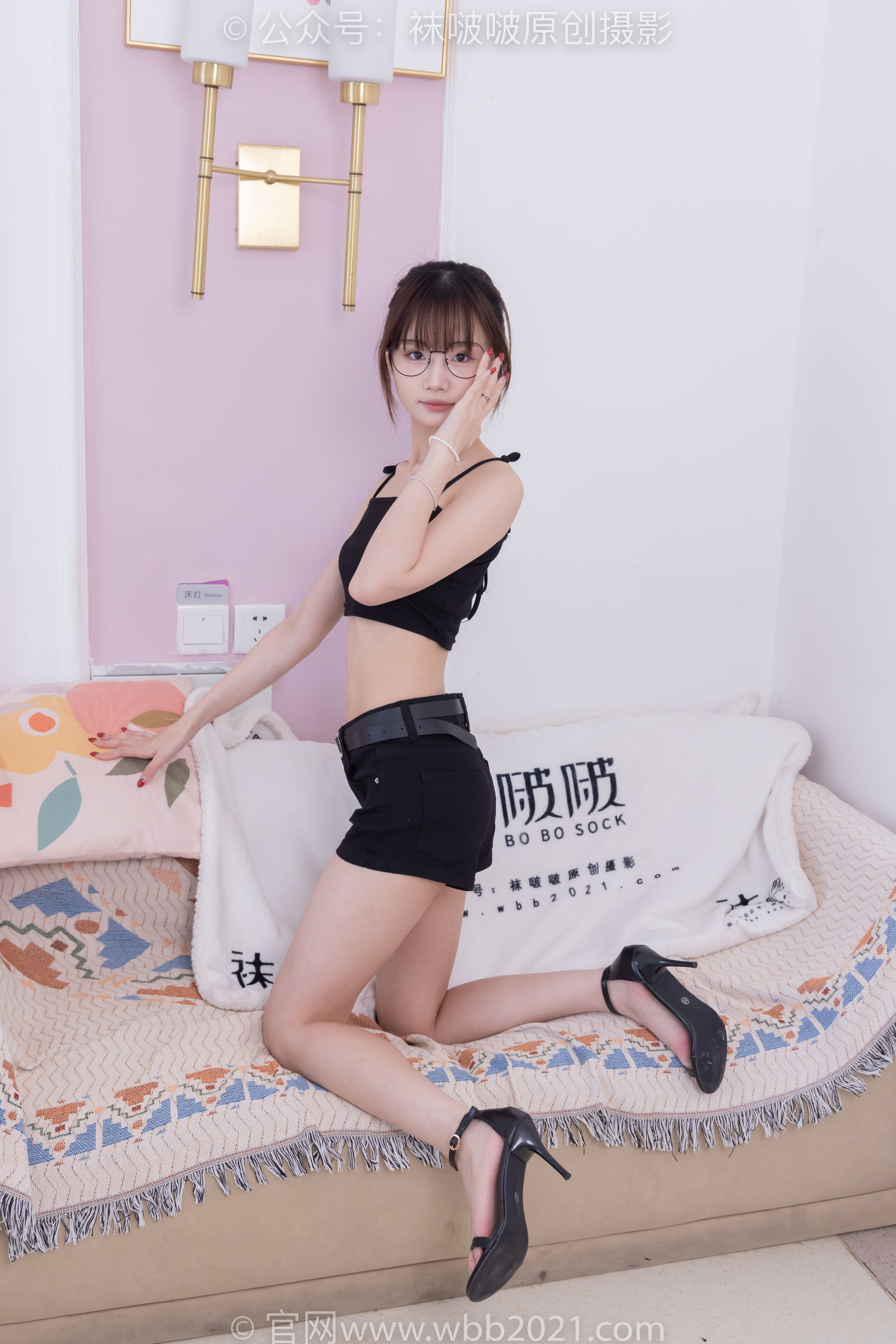 BoBoSocks袜啵啵 No.565 甜甜圈 - 高跟鞋、薄黑丝/(150P)