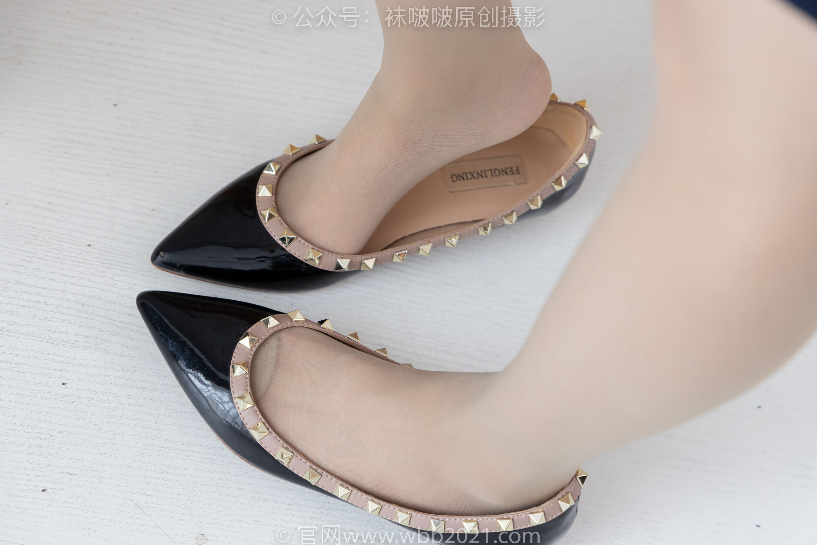 BoBoSocks袜啵啵 No.575 香菜 - 平底鞋、薄灰丝、银行制服/(176P)