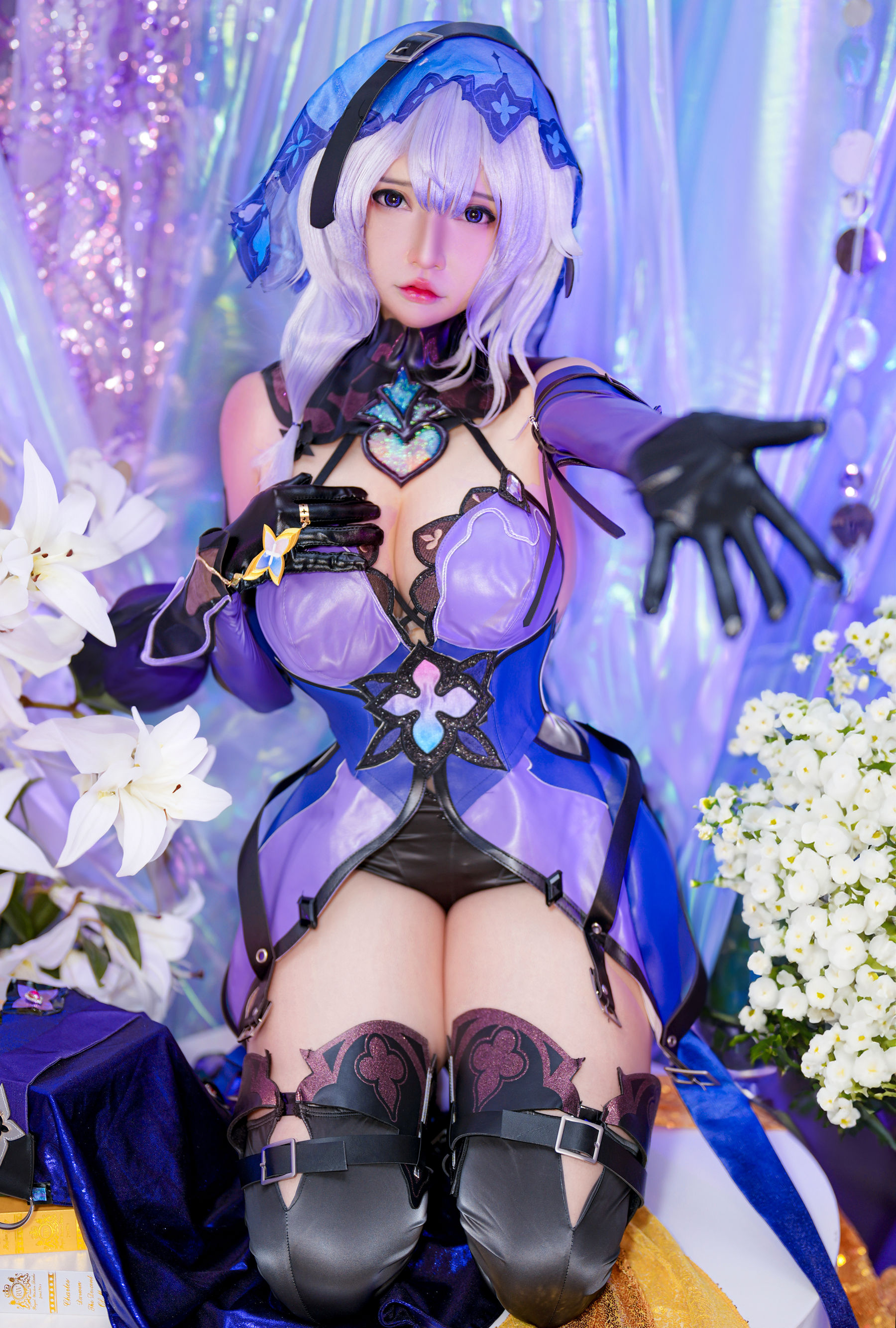 Coser小姐姐 Potato Godzilla - Black Swan (Honkai Star Rail)/(18P)