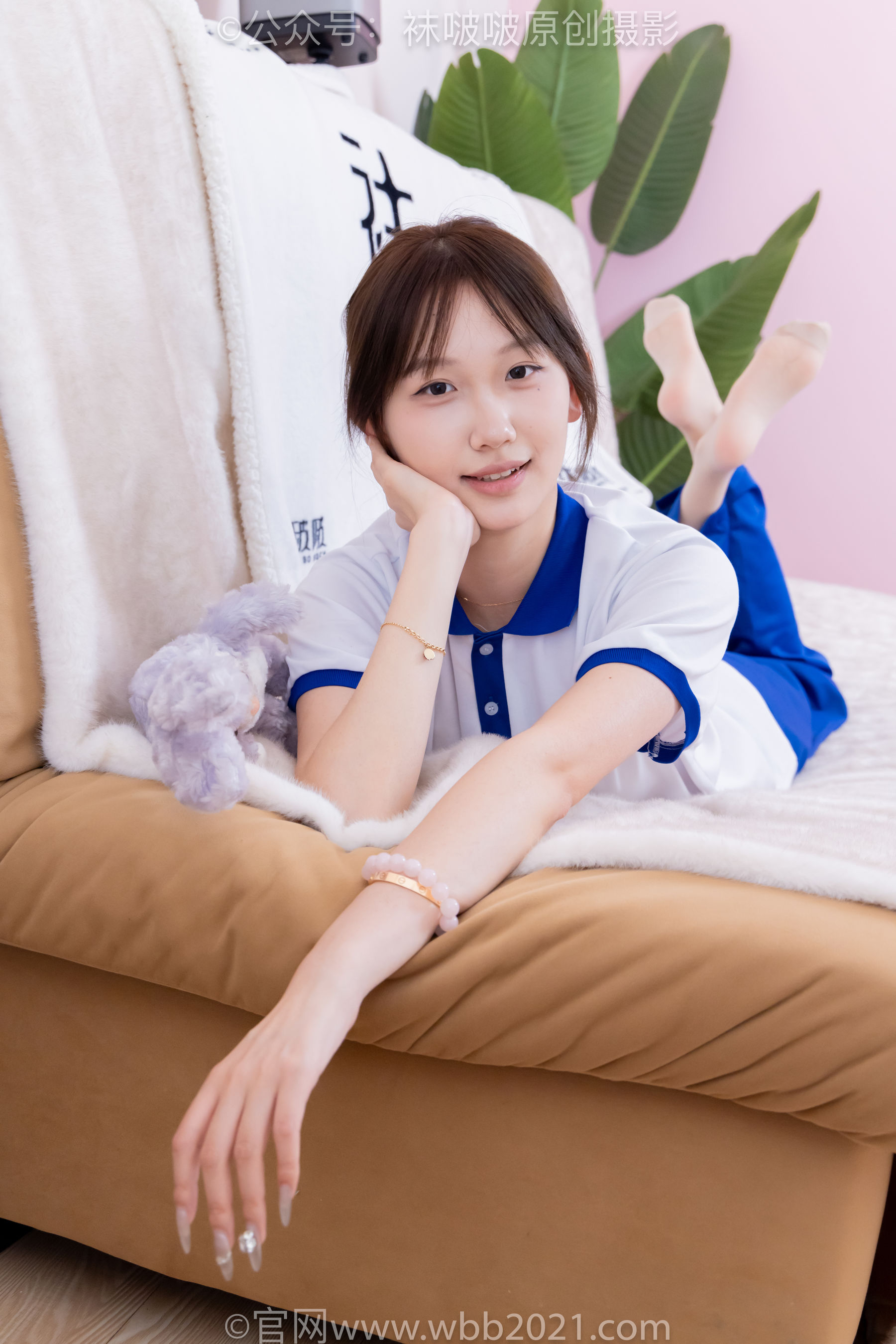 BoBoSocks袜啵啵 No.569 香菜 - 校服、板鞋、白棉袜、薄肉丝/(157P)