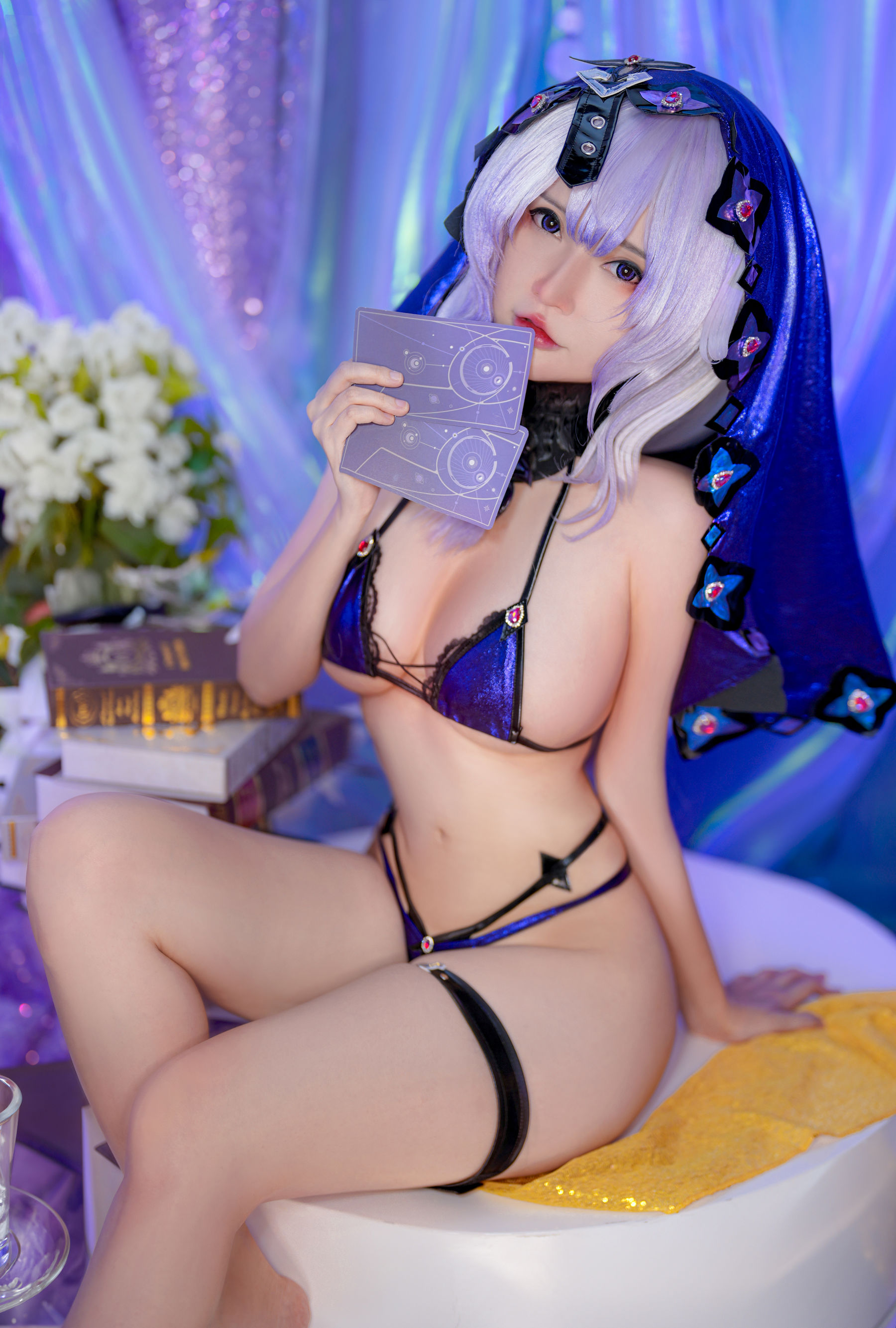 Coser小姐姐 Potato Godzilla - Black Swan (Honkai Star Rail)/(18P)