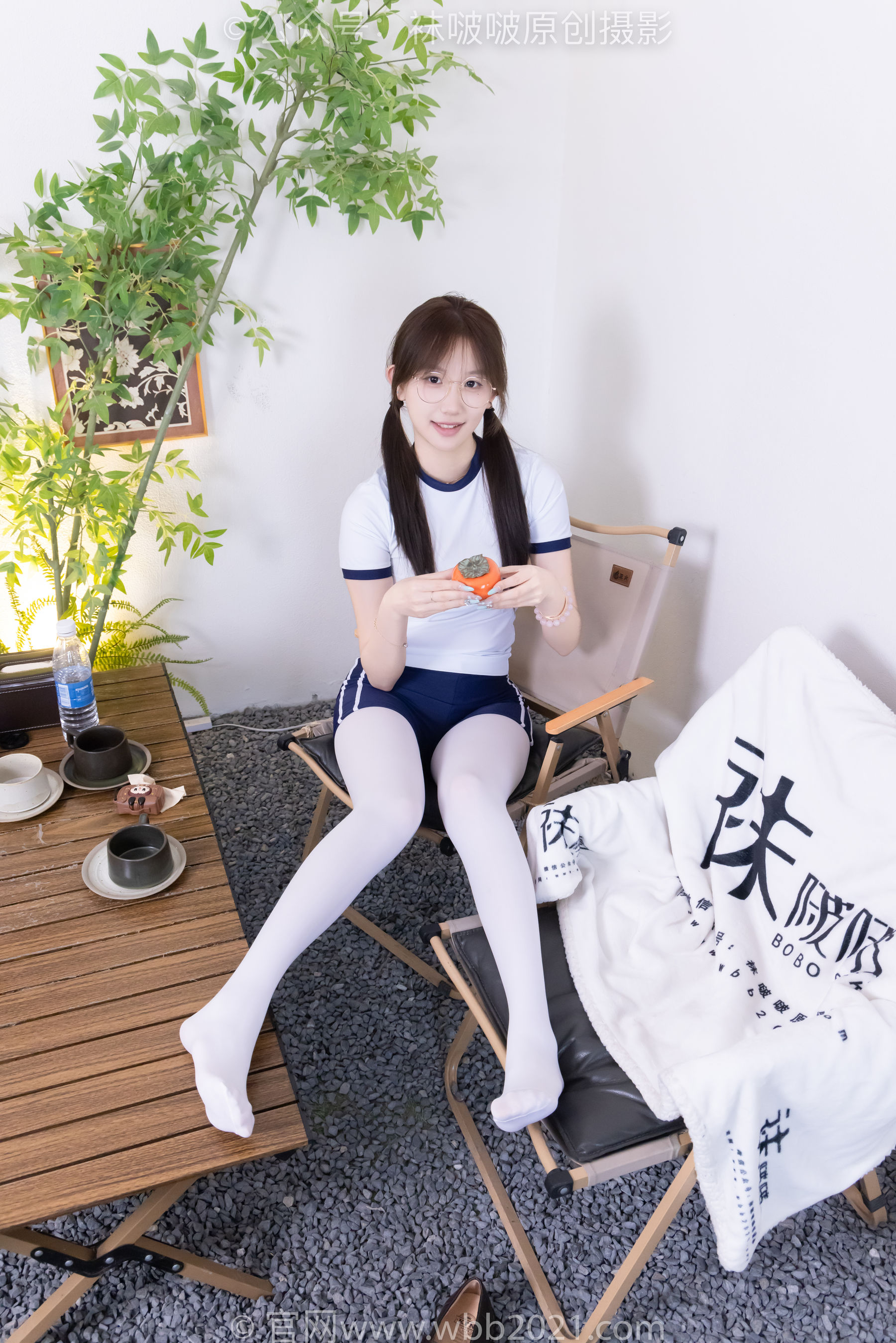 BoBoSocks袜啵啵 No.562 香菜 - 体操服、皮鞋、厚白丝/(145P)