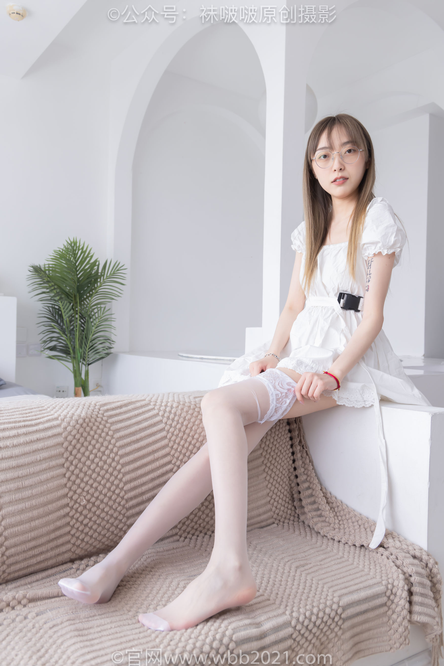 BoBoSocks袜啵啵 No.571 稚予 - 高跟鞋、薄肉丝、大腿薄白丝/(140P)