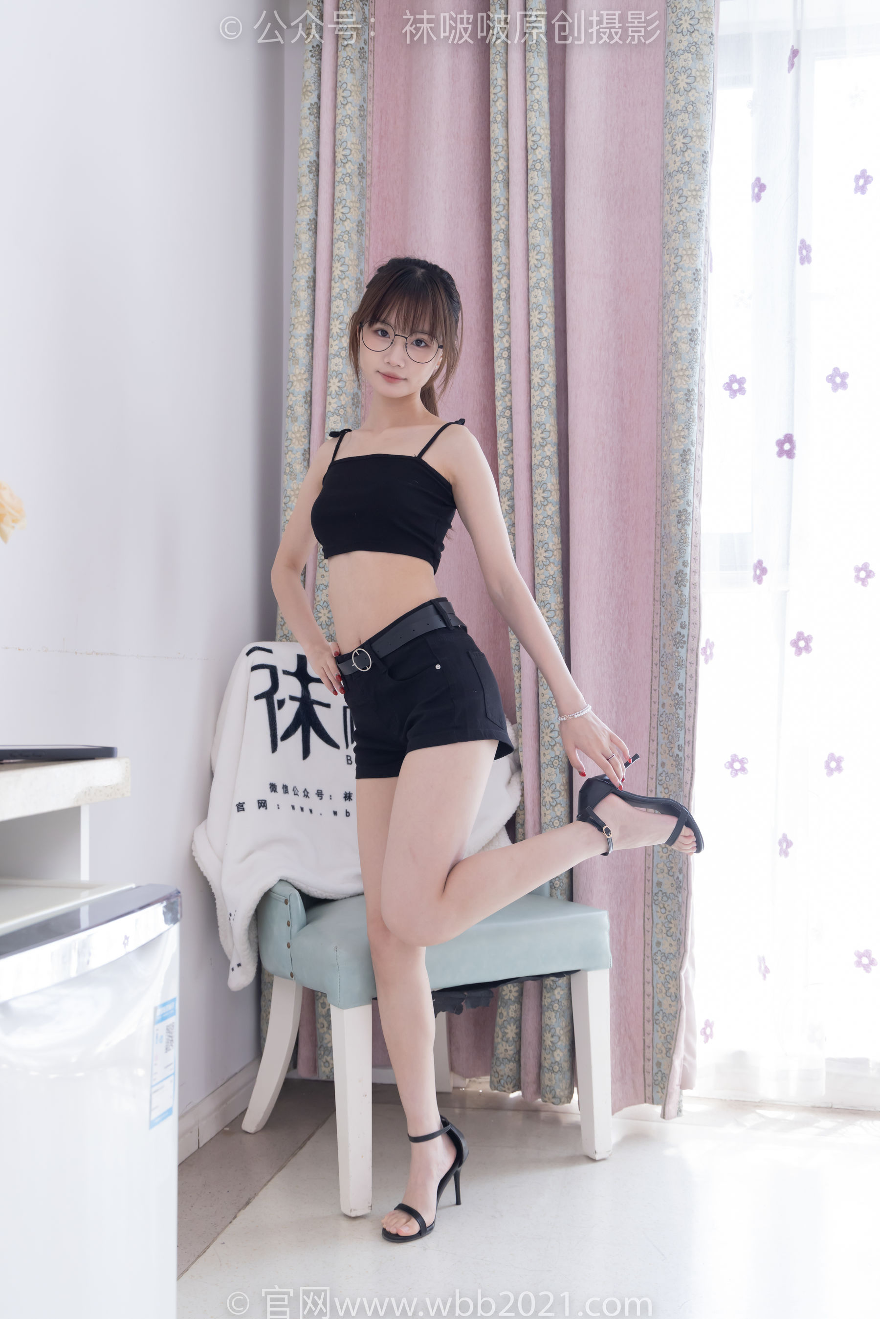 BoBoSocks袜啵啵 No.565 甜甜圈 - 高跟鞋、薄黑丝/(150P)