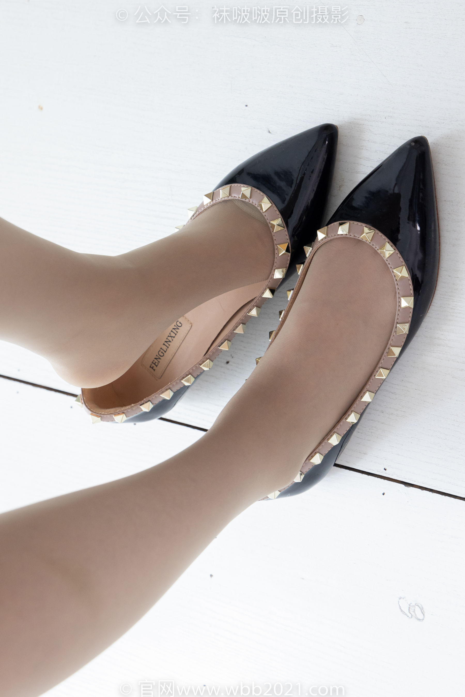 BoBoSocks袜啵啵 No.575 香菜 - 平底鞋、薄灰丝、银行制服/(176P)