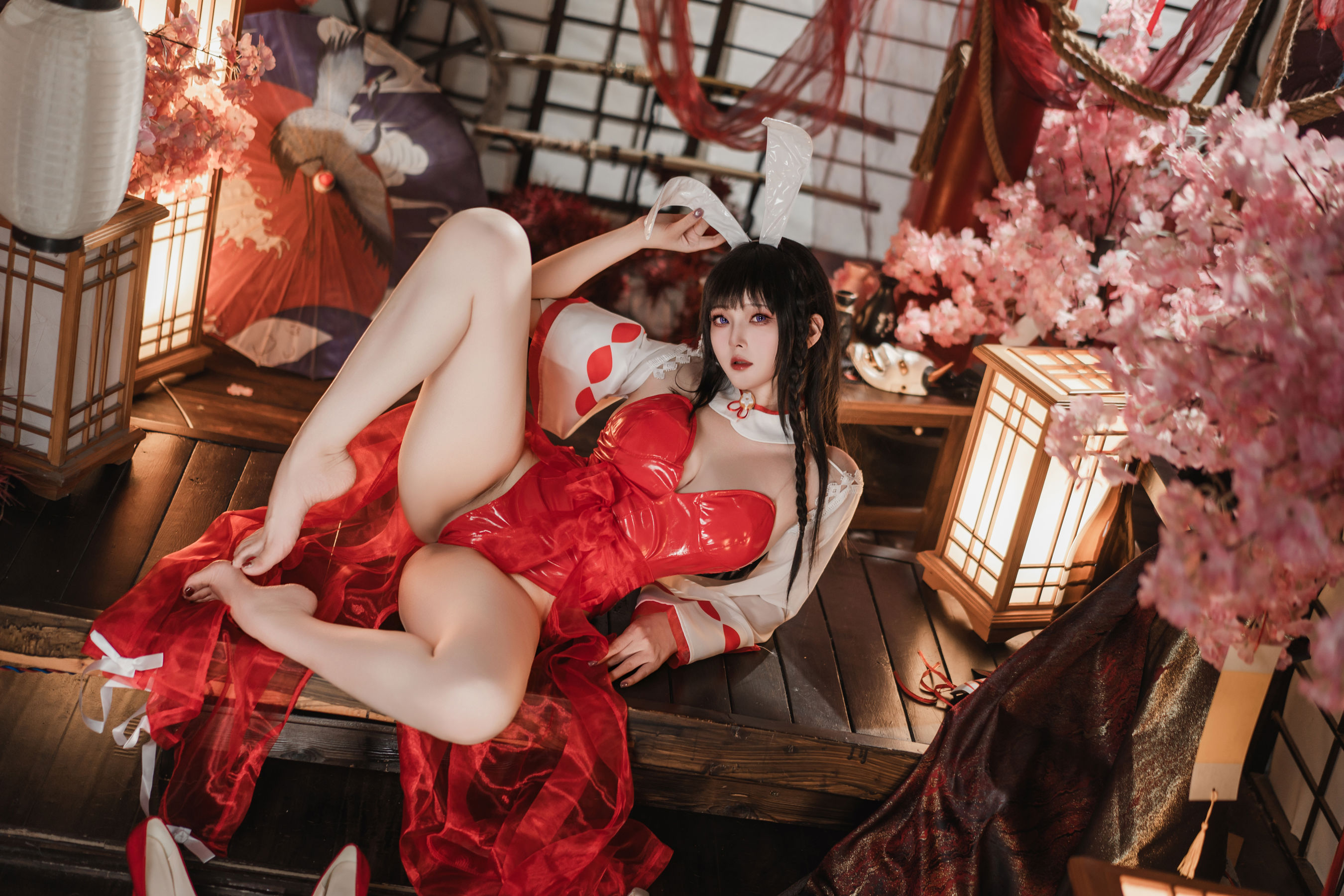 Natsuko夏夏子 - 碧蓝航线 大山巫女兔/(70P)