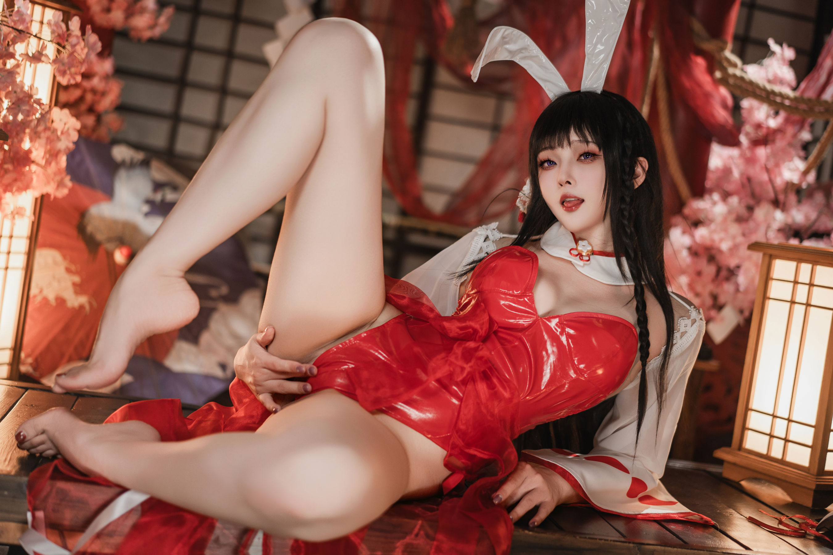 Natsuko夏夏子 - 碧蓝航线 大山巫女兔/(70P)