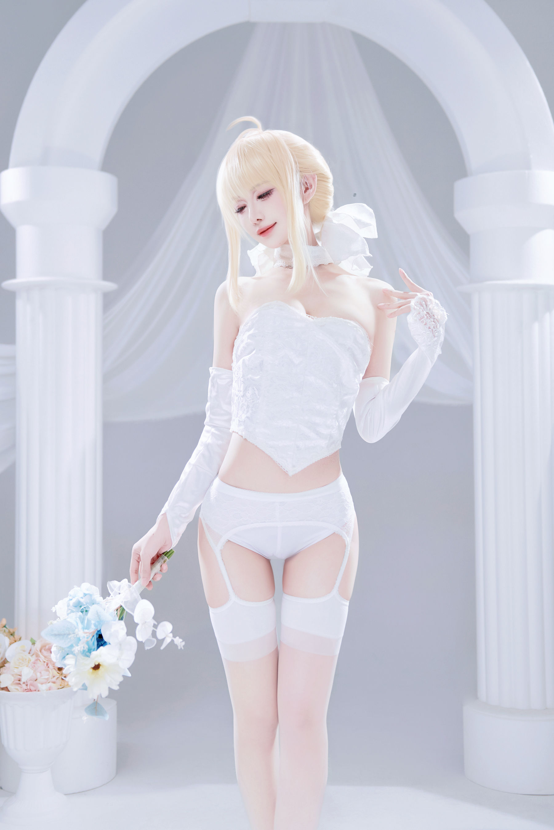 Shika小鹿鹿 - FGO Saber花嫁/(22P)