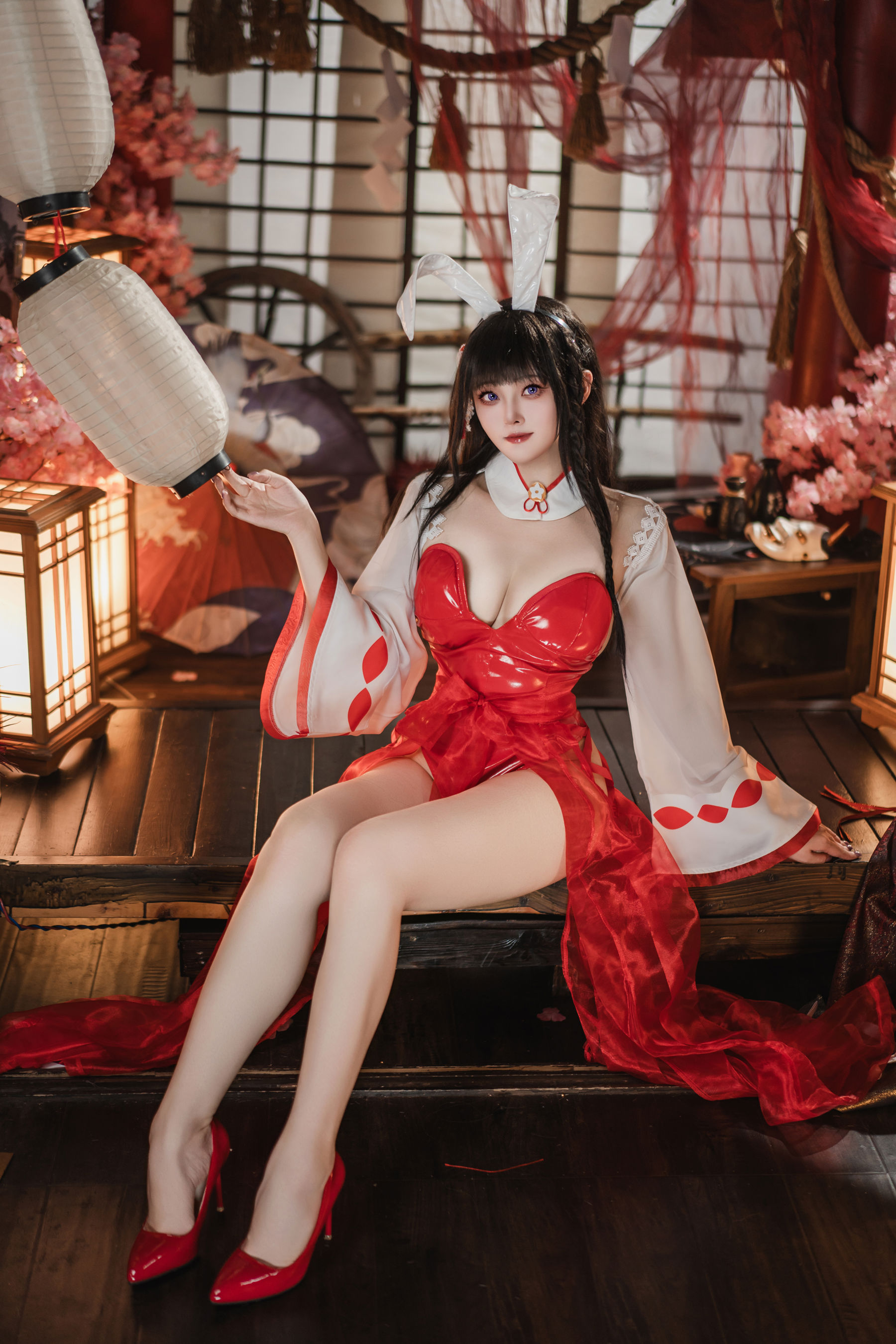 Natsuko夏夏子 - 碧蓝航线 大山巫女兔/(70P)