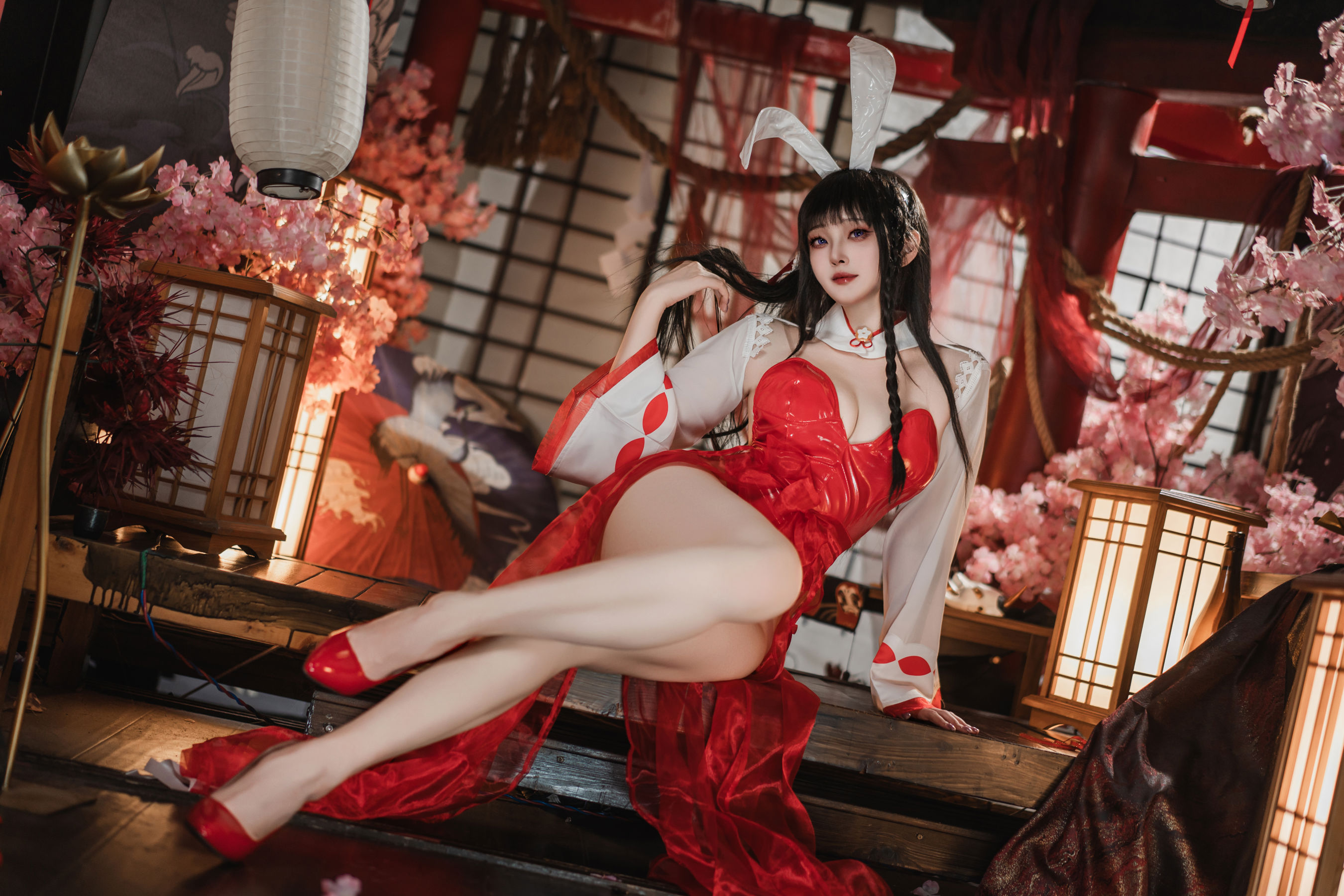 Natsuko夏夏子 - 碧蓝航线 大山巫女兔/(70P)