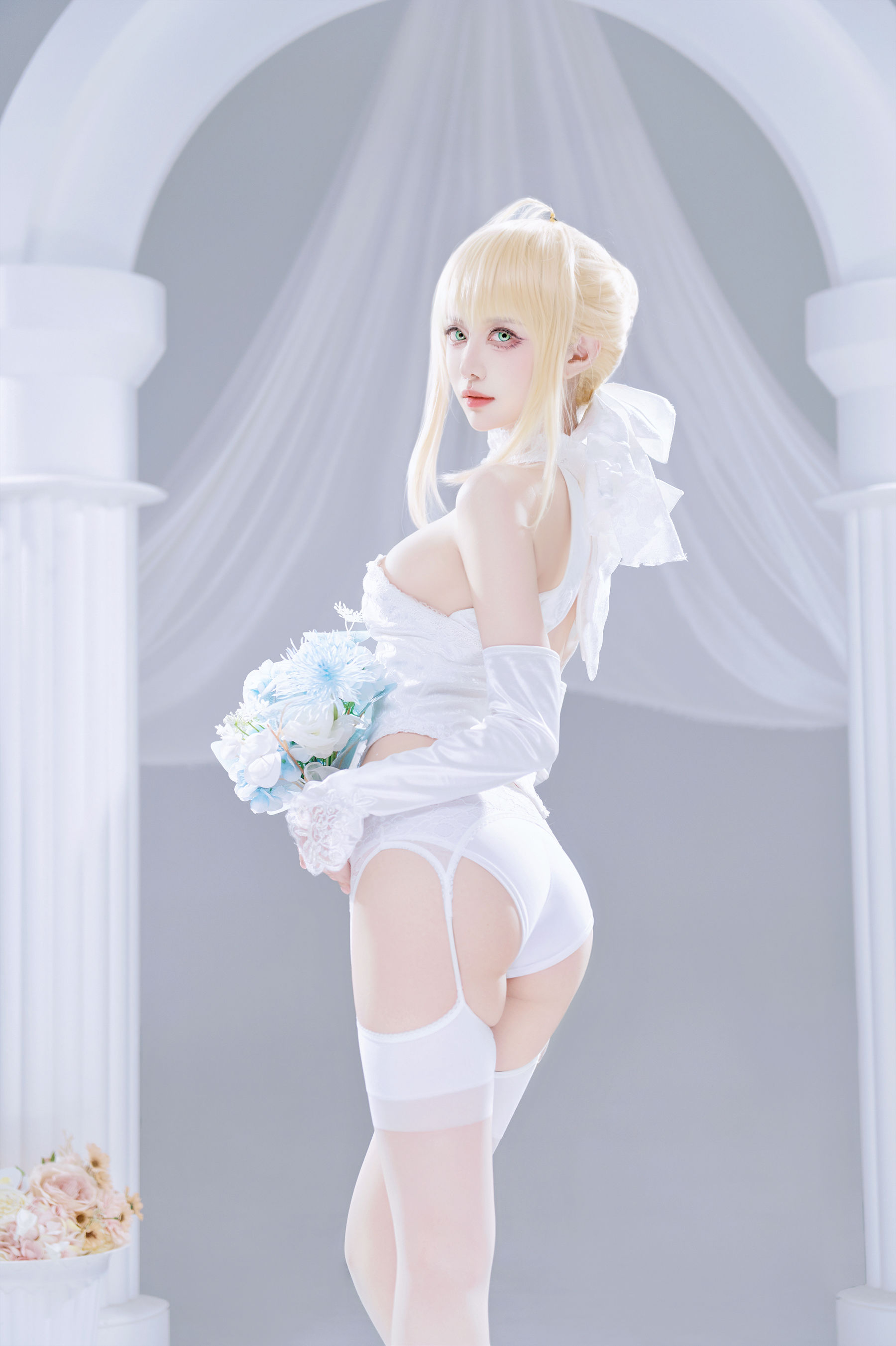 Shika小鹿鹿 - FGO Saber花嫁/(22P)