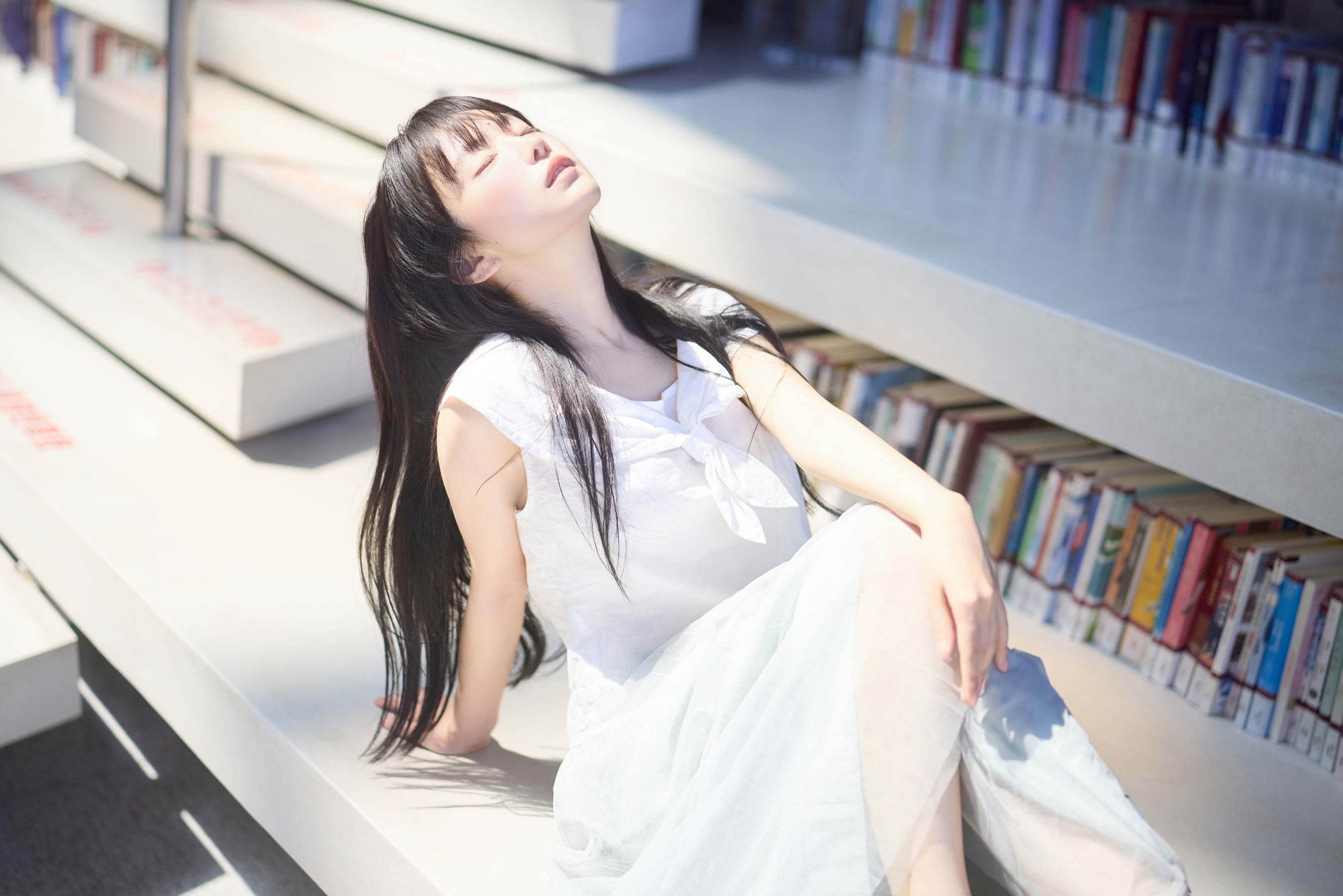 Shika小鹿鹿 - 图书馆/(16P)