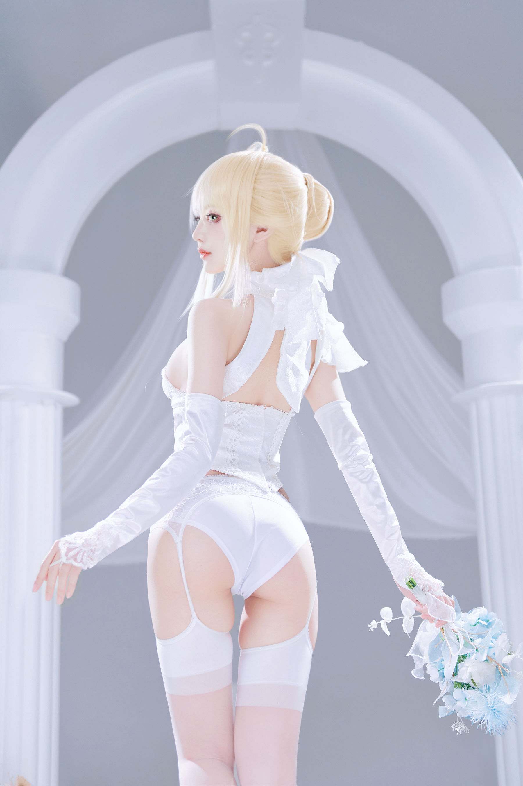 Shika小鹿鹿 - FGO Saber花嫁/(22P)