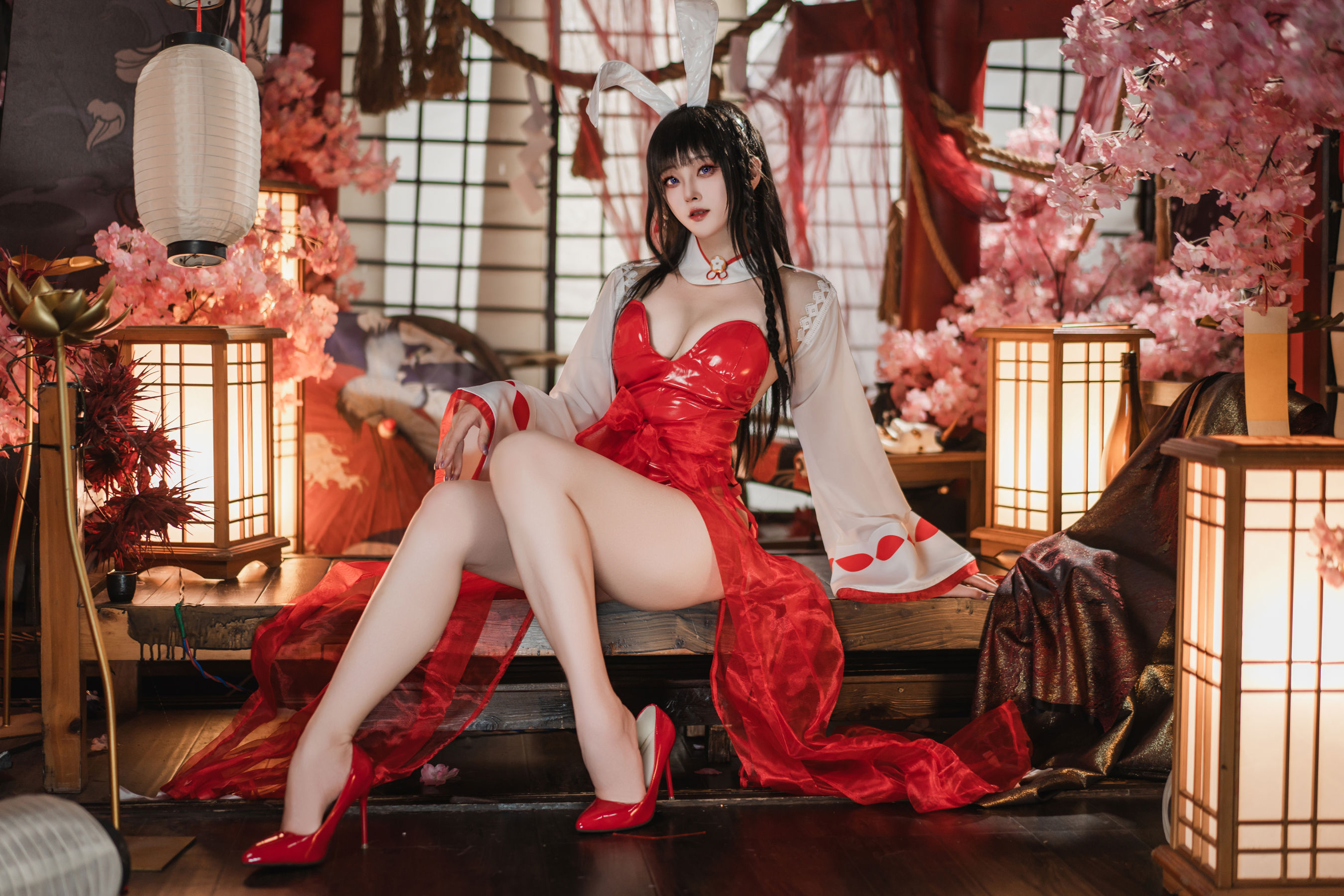 Natsuko夏夏子 - 碧蓝航线 大山巫女兔/(70P)