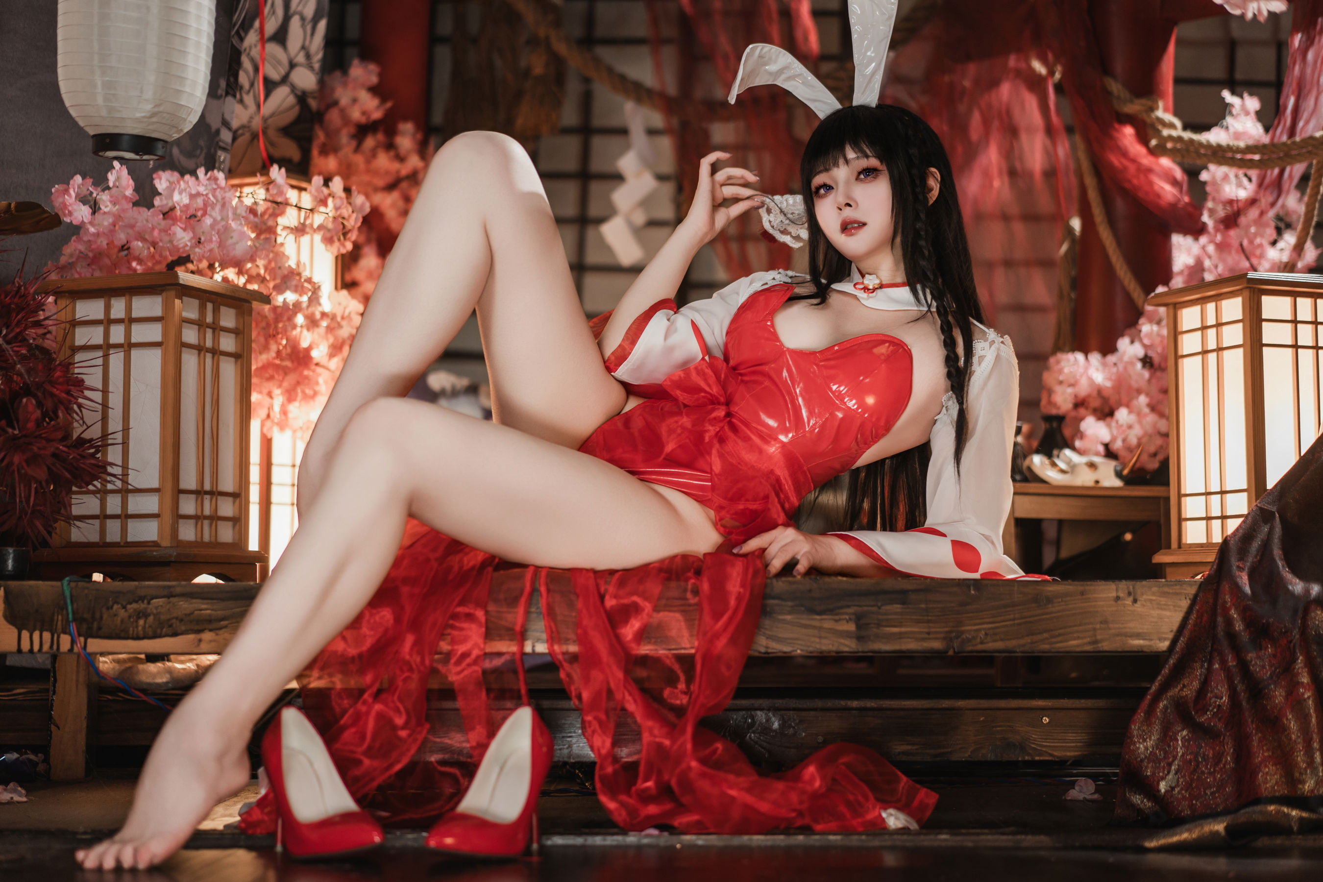 Natsuko夏夏子 - 碧蓝航线 大山巫女兔/(70P)